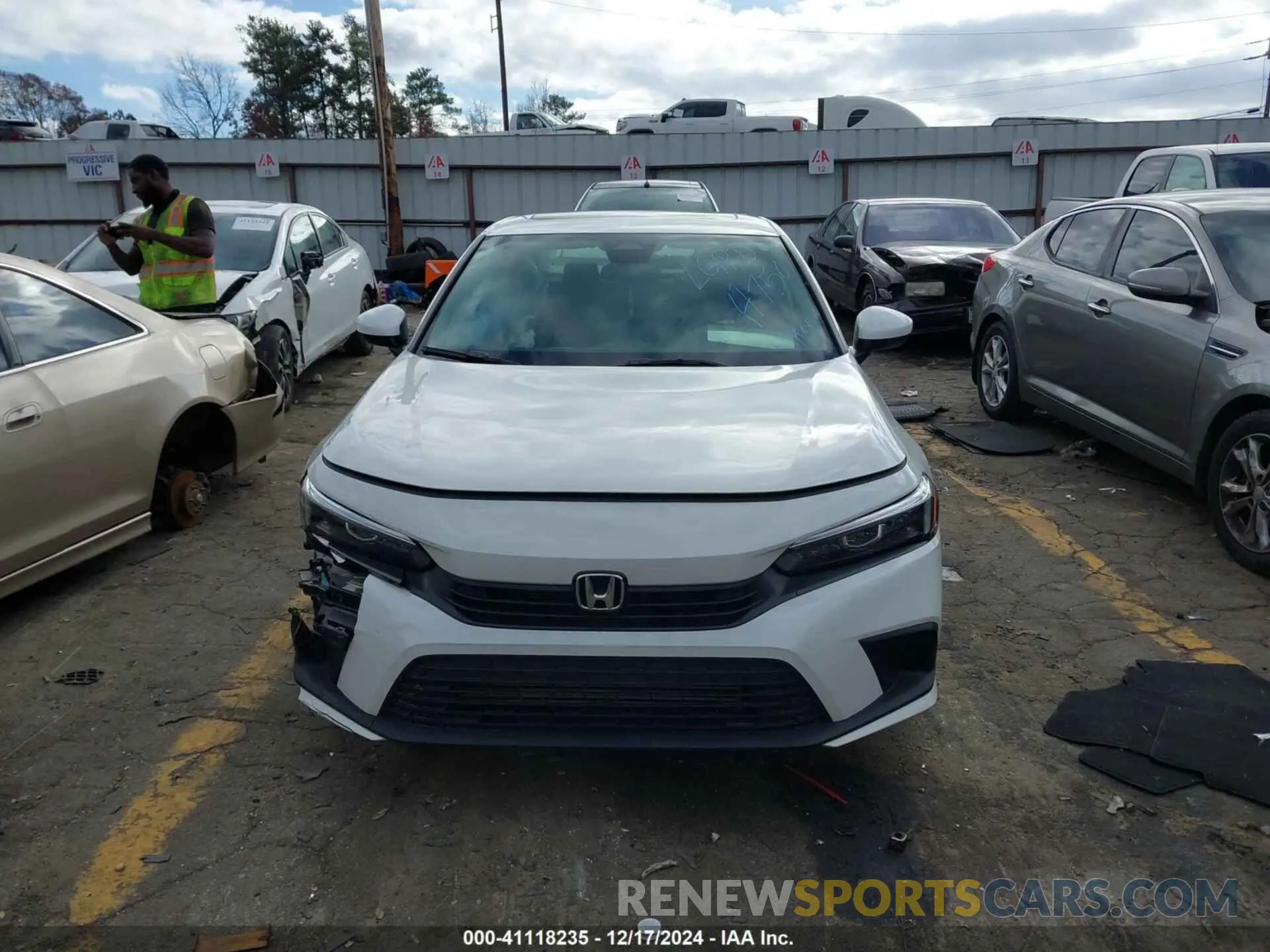 11 Фотография поврежденного автомобиля JHMFE1F72NX004750 HONDA CIVIC 2022