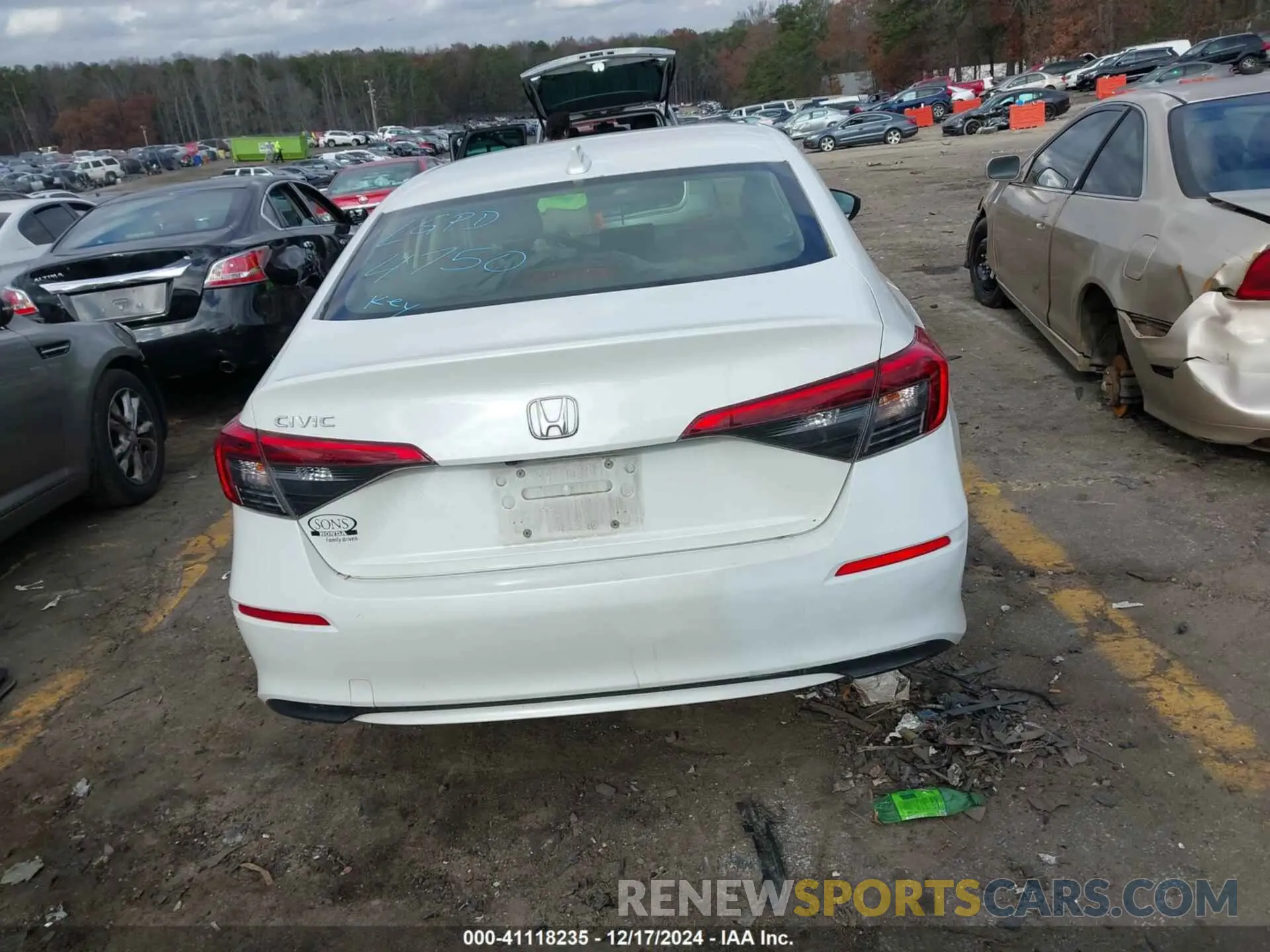 15 Фотография поврежденного автомобиля JHMFE1F72NX004750 HONDA CIVIC 2022