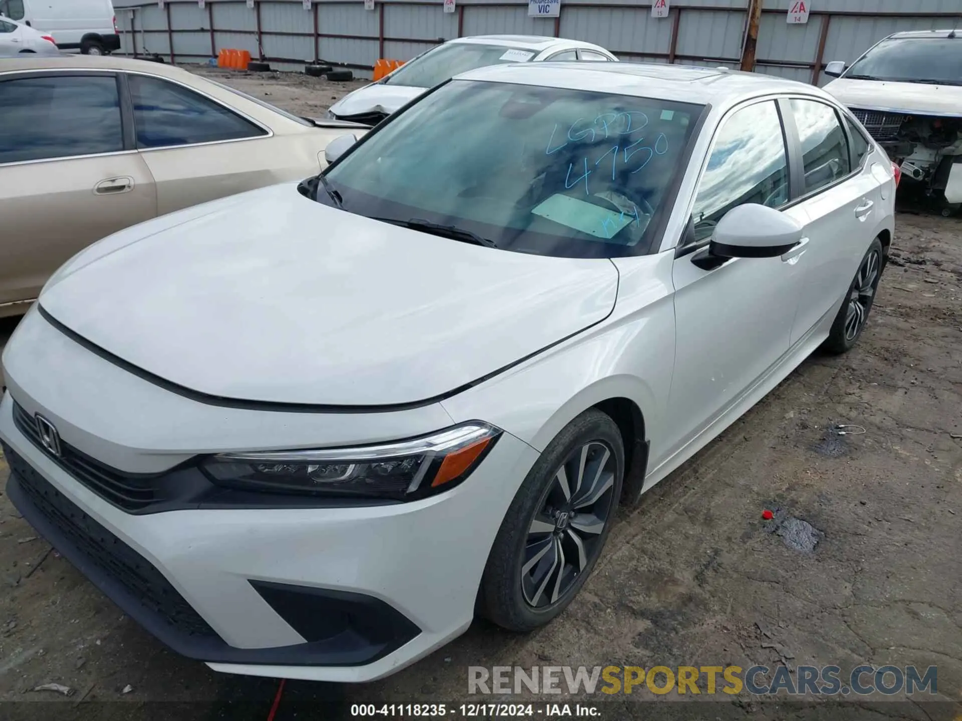 2 Фотография поврежденного автомобиля JHMFE1F72NX004750 HONDA CIVIC 2022