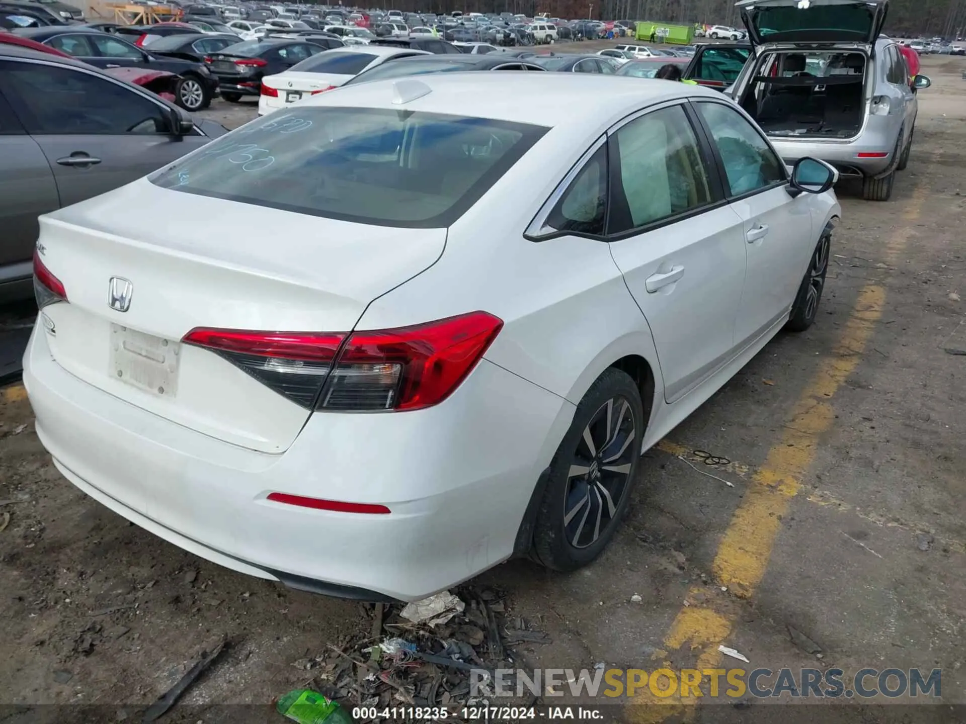 4 Фотография поврежденного автомобиля JHMFE1F72NX004750 HONDA CIVIC 2022