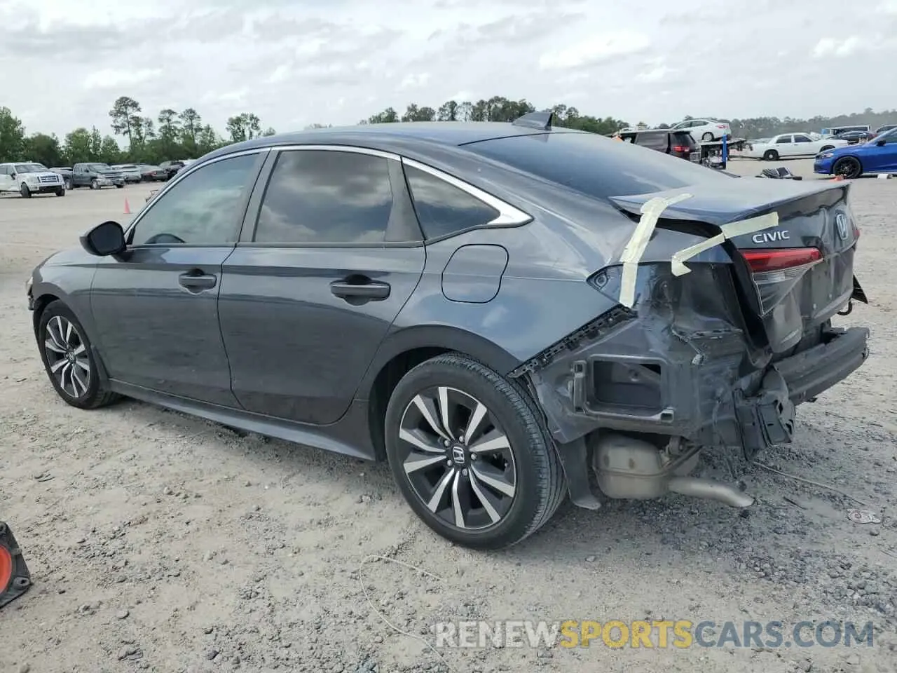 2 Photograph of a damaged car JHMFE1F72NX004828 HONDA CIVIC 2022