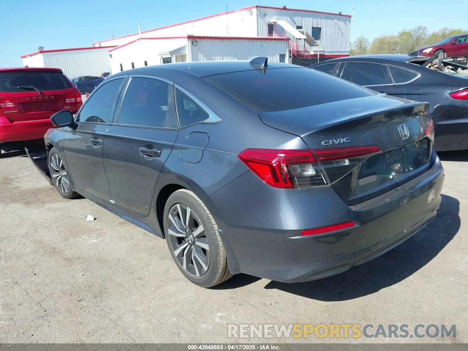 3 Фотография поврежденного автомобиля JHMFE1F72NX009608 HONDA CIVIC 2022