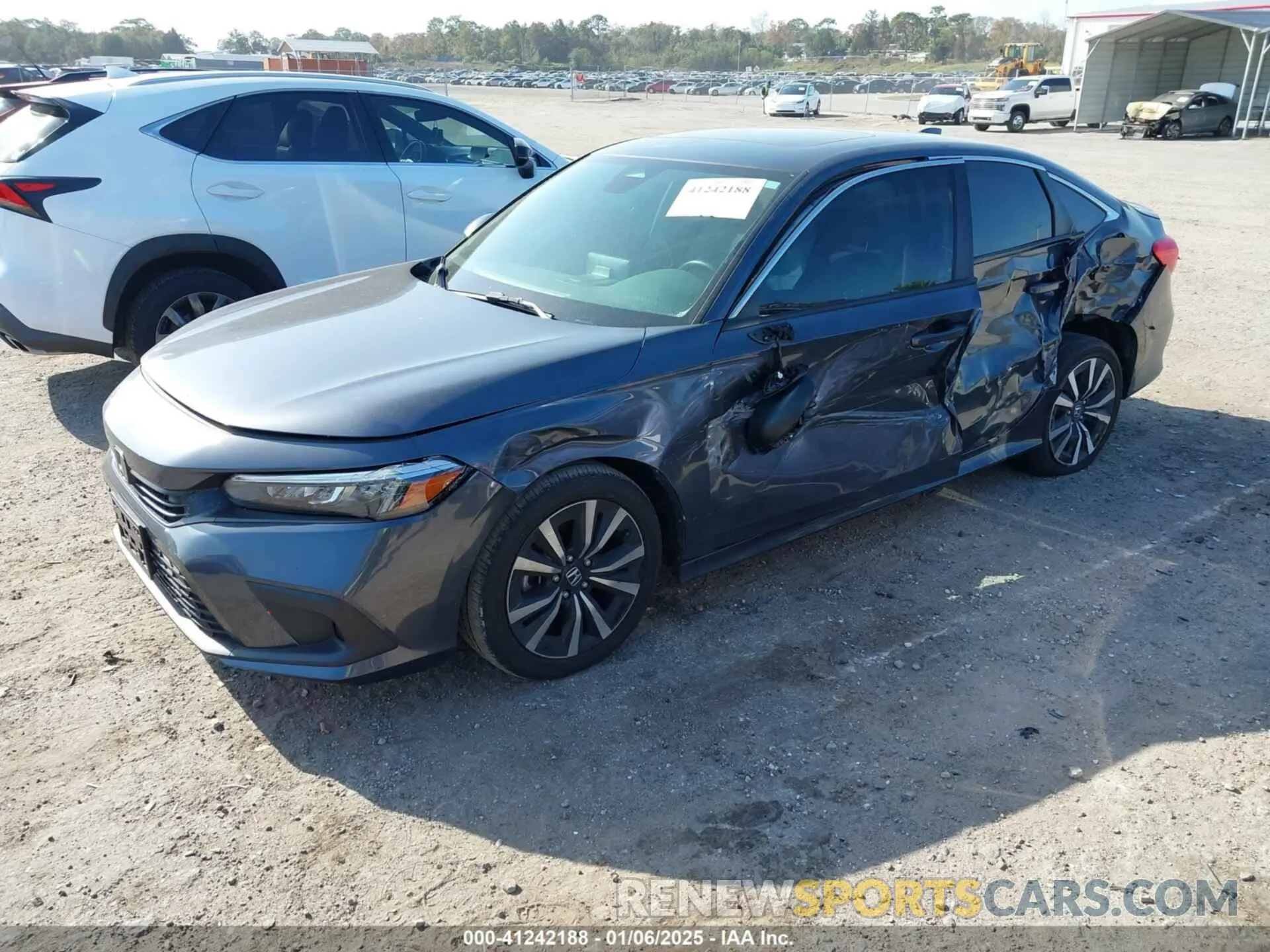 2 Фотография поврежденного автомобиля JHMFE1F73NX006605 HONDA CIVIC 2022