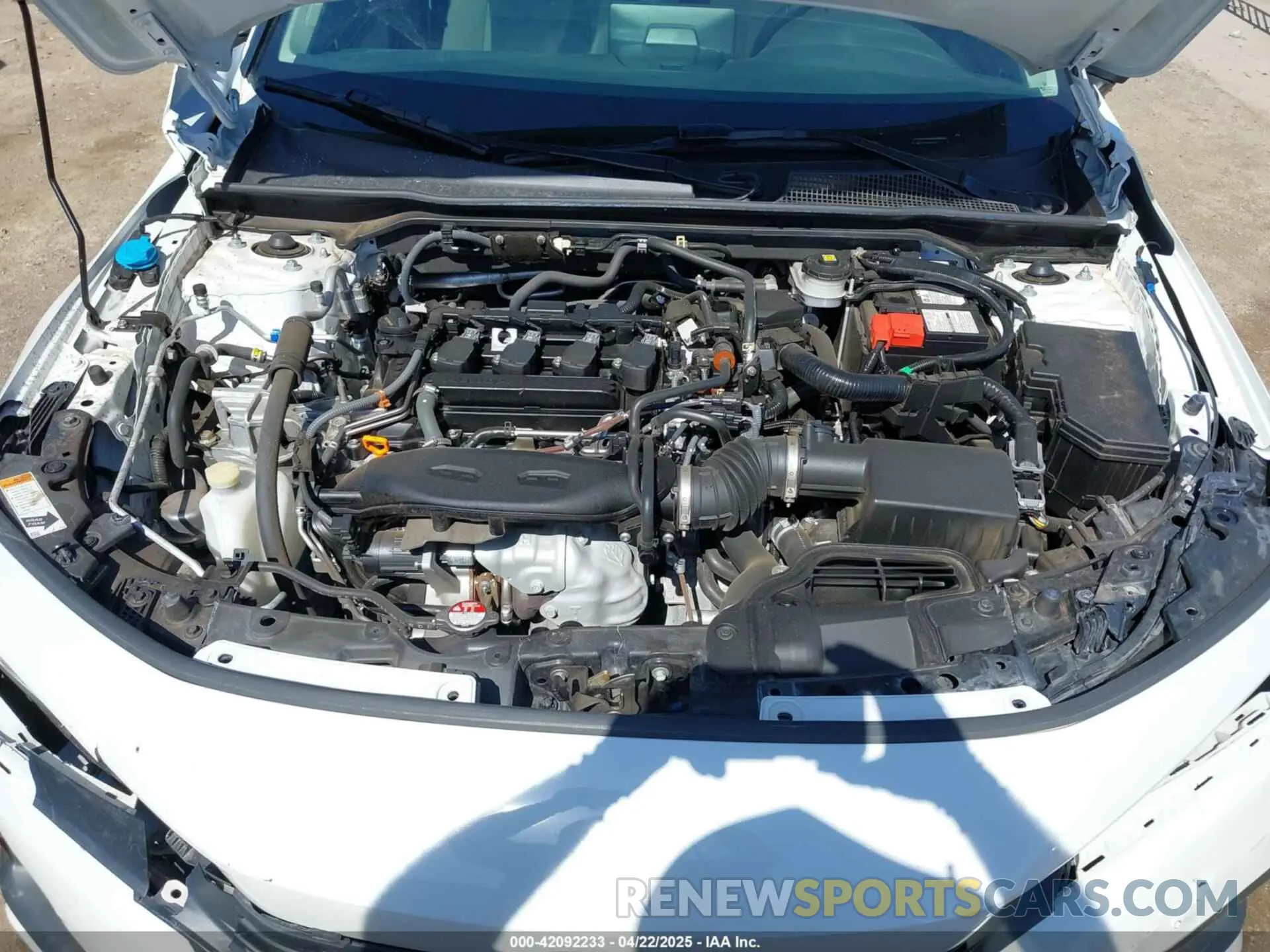 10 Photograph of a damaged car JHMFE1F74NX007763 HONDA CIVIC 2022