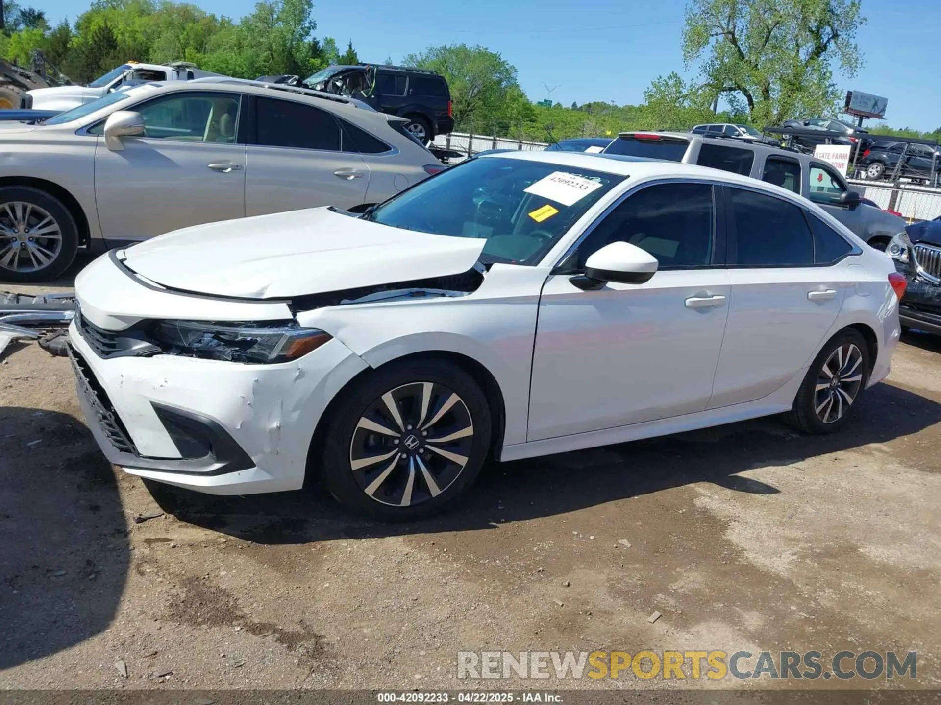 14 Photograph of a damaged car JHMFE1F74NX007763 HONDA CIVIC 2022