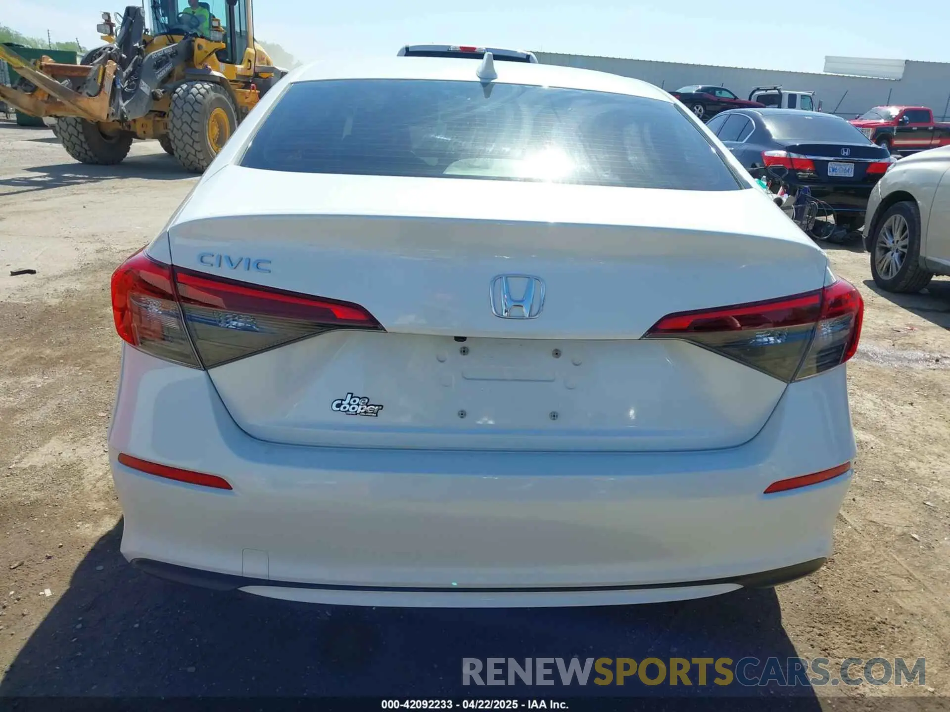 16 Photograph of a damaged car JHMFE1F74NX007763 HONDA CIVIC 2022