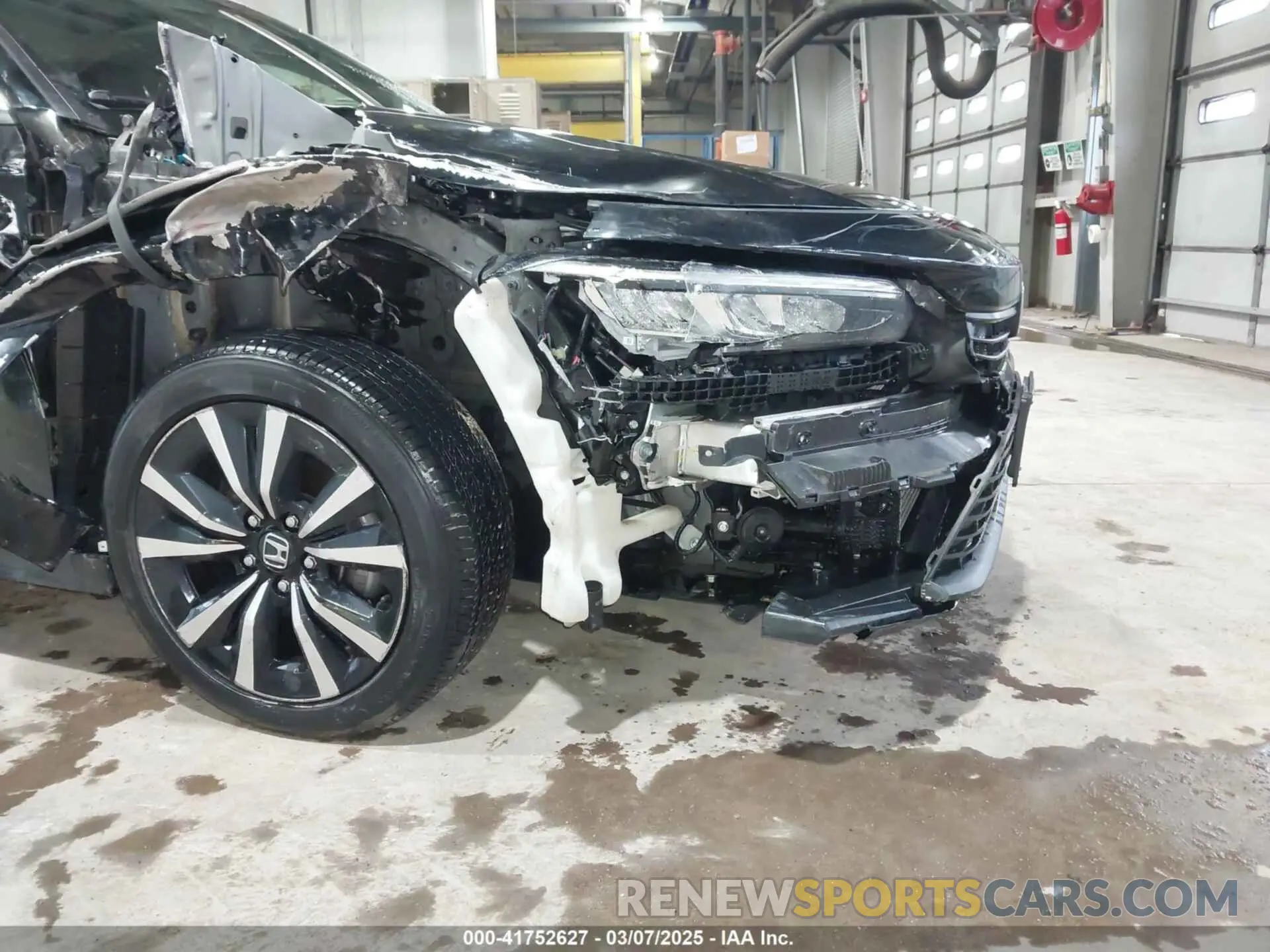 17 Фотография поврежденного автомобиля JHMFE1F75NX000899 HONDA CIVIC 2022