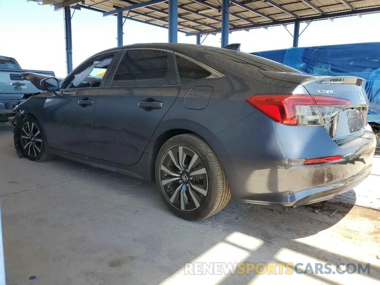 2 Photograph of a damaged car JHMFE1F75NX000997 HONDA CIVIC 2022