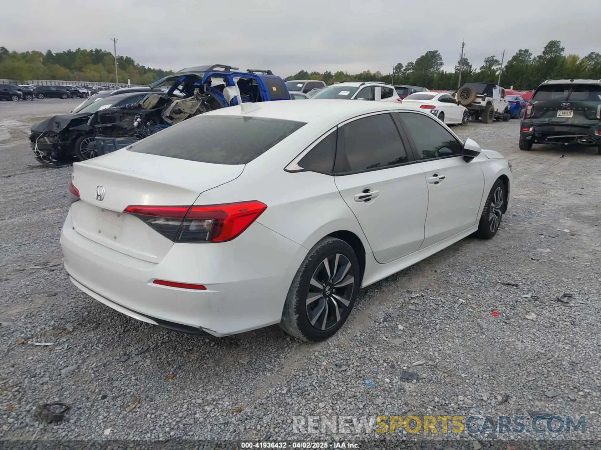 4 Фотография поврежденного автомобиля JHMFE1F75NX005455 HONDA CIVIC 2022