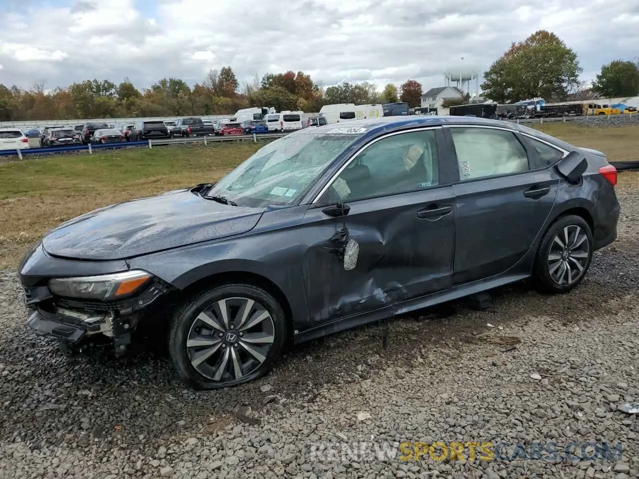 1 Photograph of a damaged car JHMFE1F76NX007151 HONDA CIVIC 2022