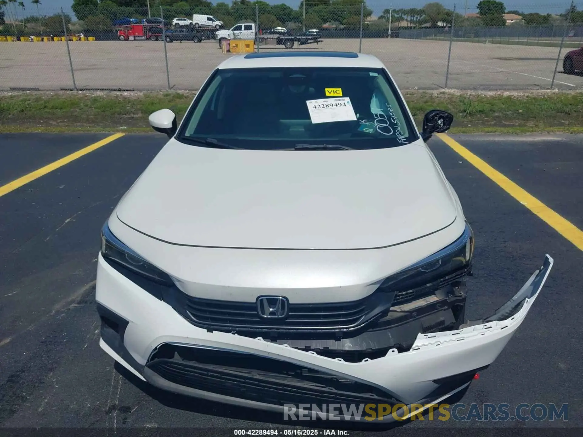 12 Photograph of a damaged car JHMFE1F76NX010051 HONDA CIVIC 2022