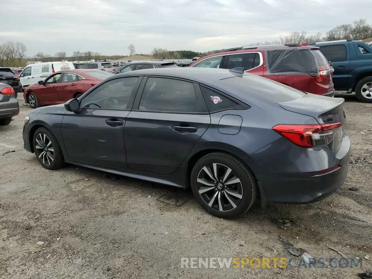 2 Photograph of a damaged car JHMFE1F77NX006459 HONDA CIVIC 2022
