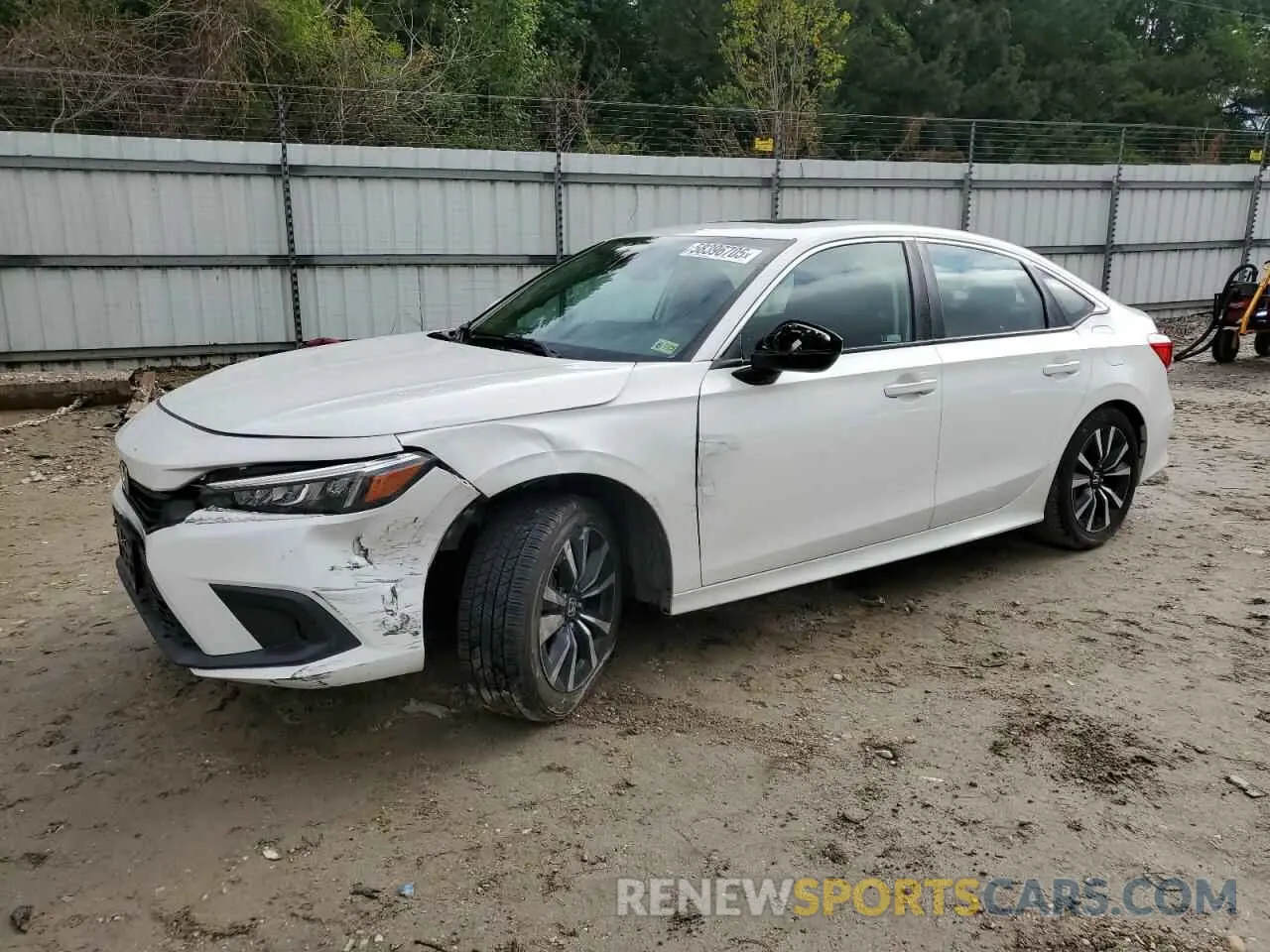 1 Photograph of a damaged car JHMFE1F77NX008907 HONDA CIVIC 2022