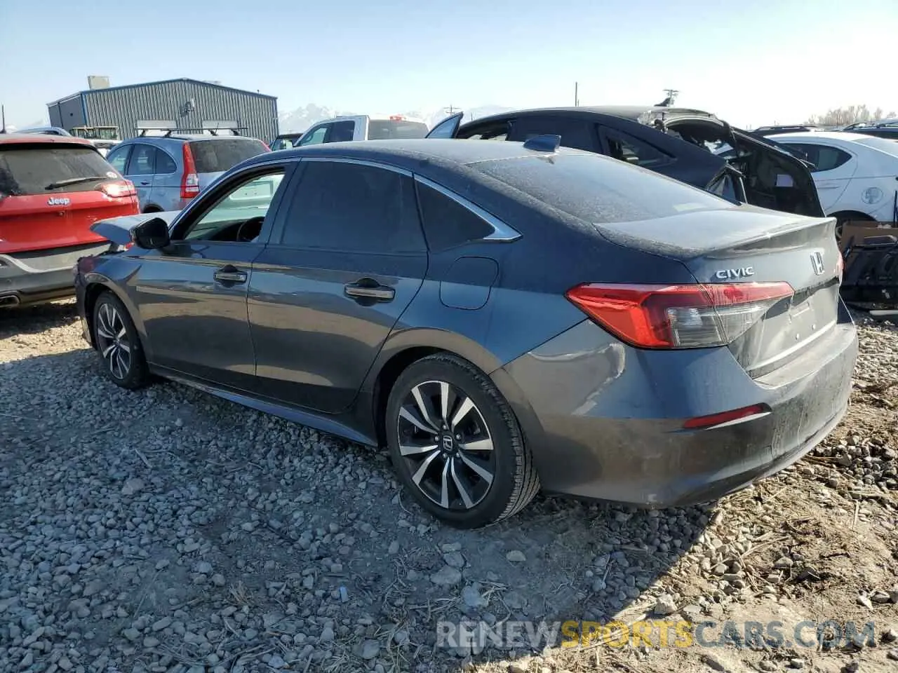 2 Фотография поврежденного автомобиля JHMFE1F78NX006969 HONDA CIVIC 2022