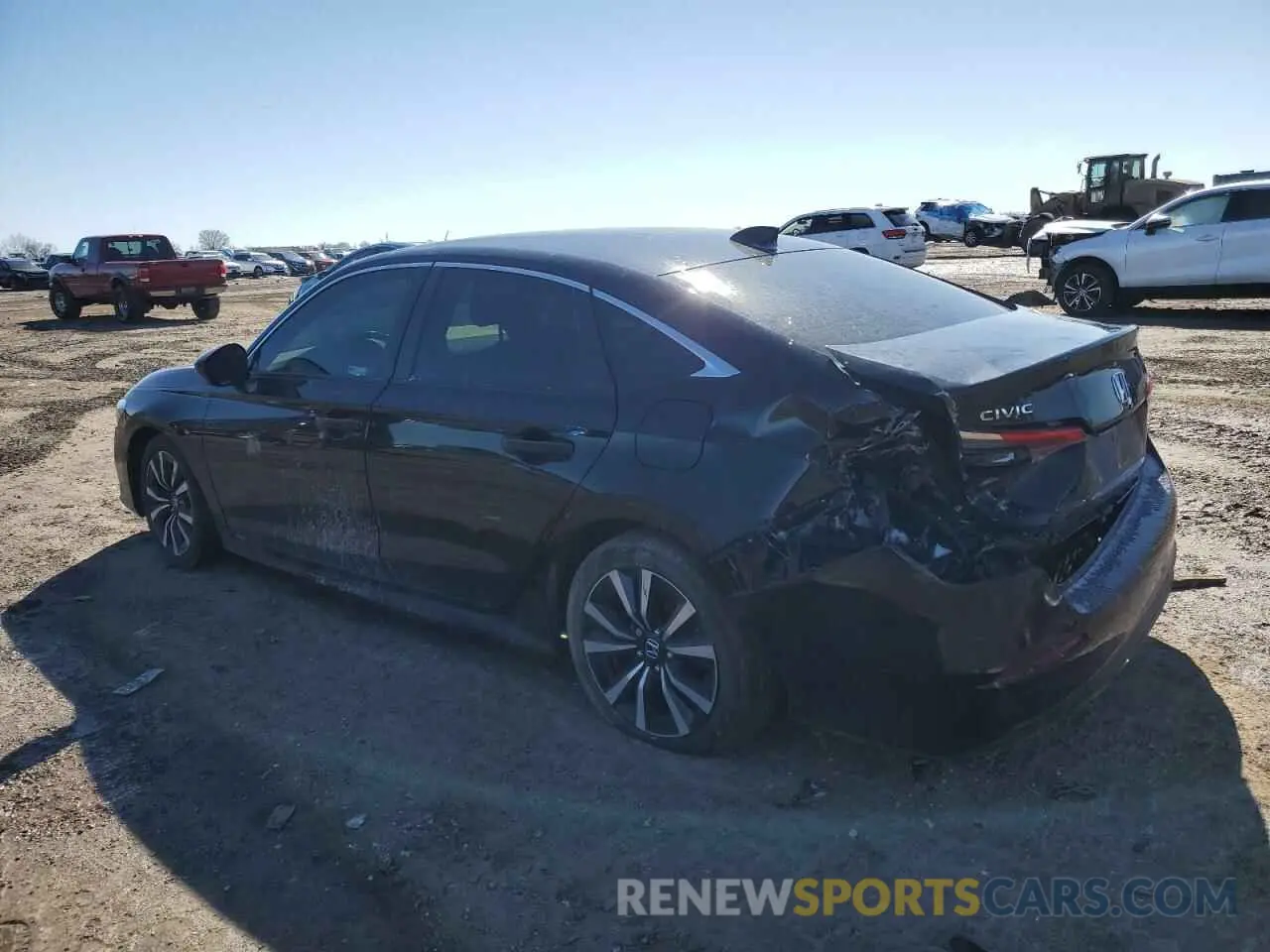 2 Photograph of a damaged car JHMFE1F79NX005717 HONDA CIVIC 2022