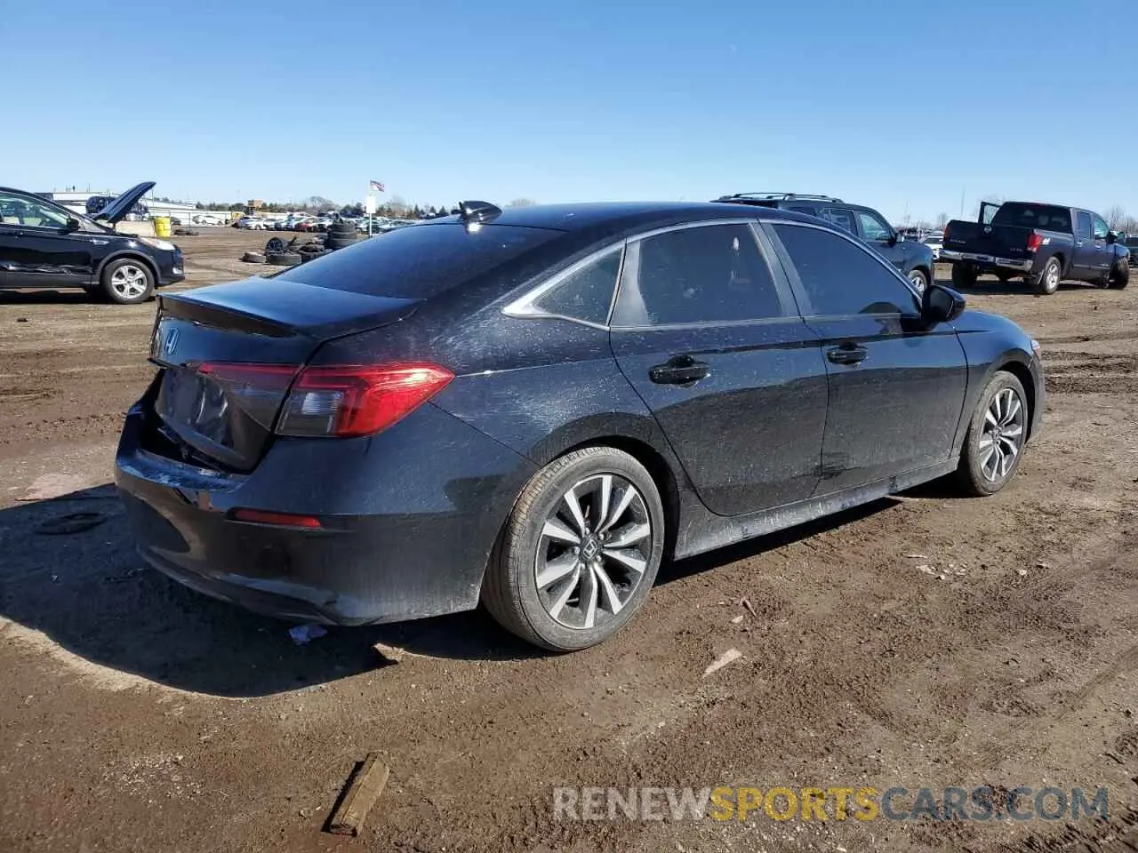 3 Photograph of a damaged car JHMFE1F79NX005717 HONDA CIVIC 2022