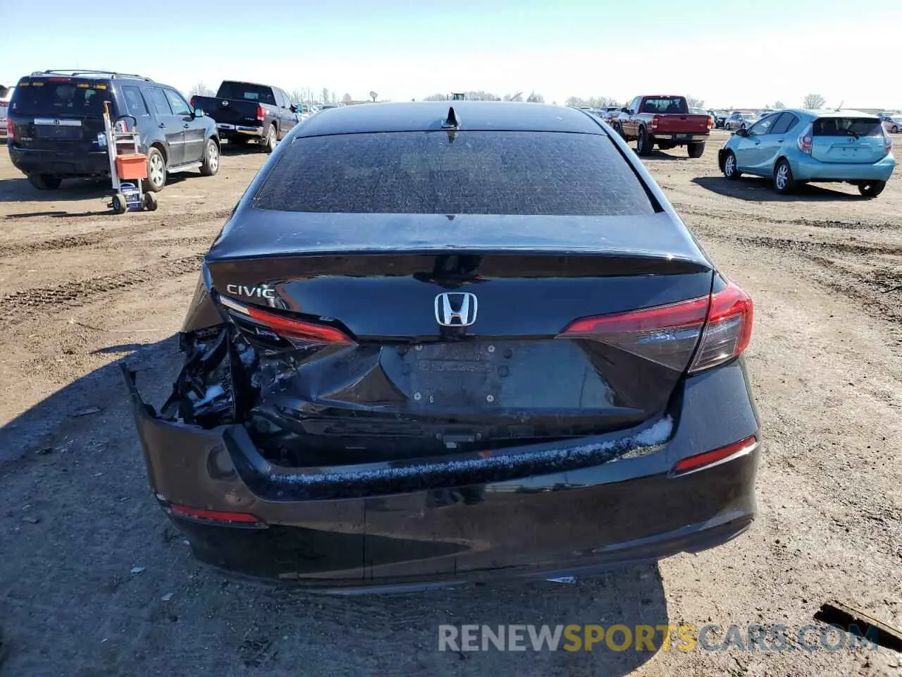 6 Photograph of a damaged car JHMFE1F79NX005717 HONDA CIVIC 2022