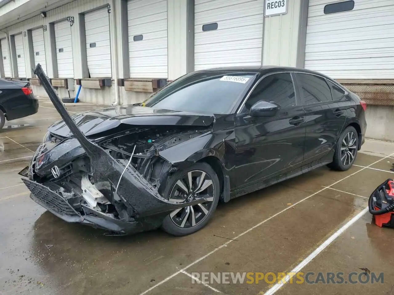 1 Photograph of a damaged car JHMFE1F7XNX003975 HONDA CIVIC 2022