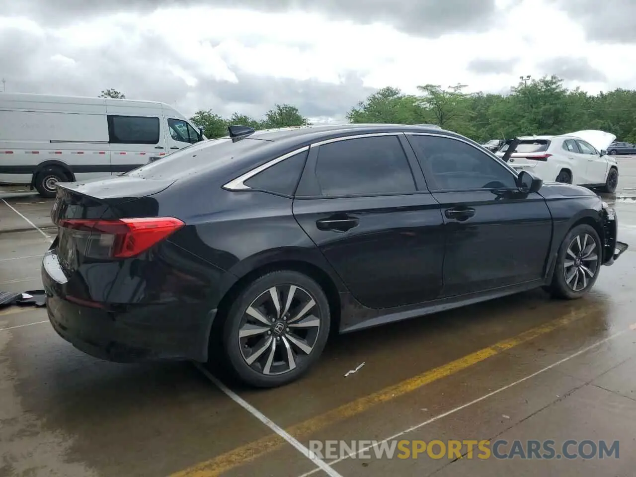 3 Photograph of a damaged car JHMFE1F7XNX003975 HONDA CIVIC 2022