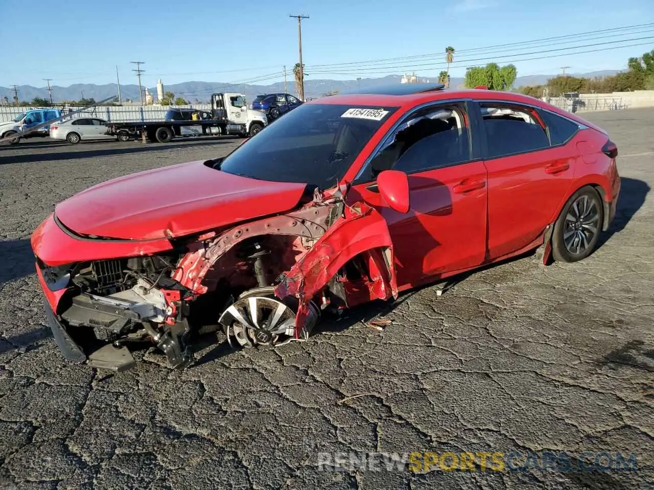 1 Photograph of a damaged car 19XFL1H72PE016307 HONDA CIVIC 2023
