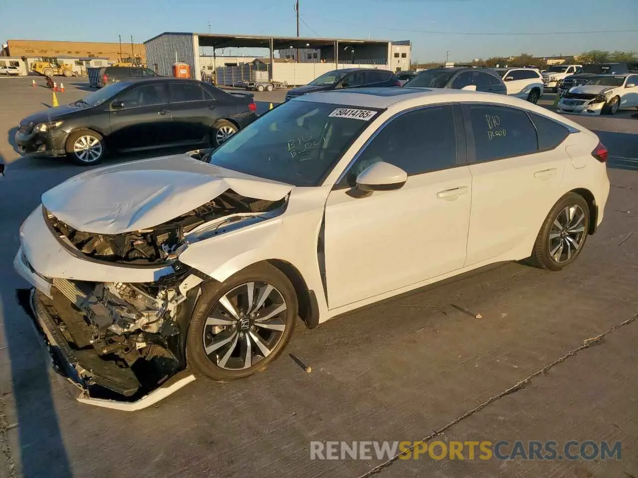 1 Photograph of a damaged car 19XFL1H73PE012640 HONDA CIVIC 2023