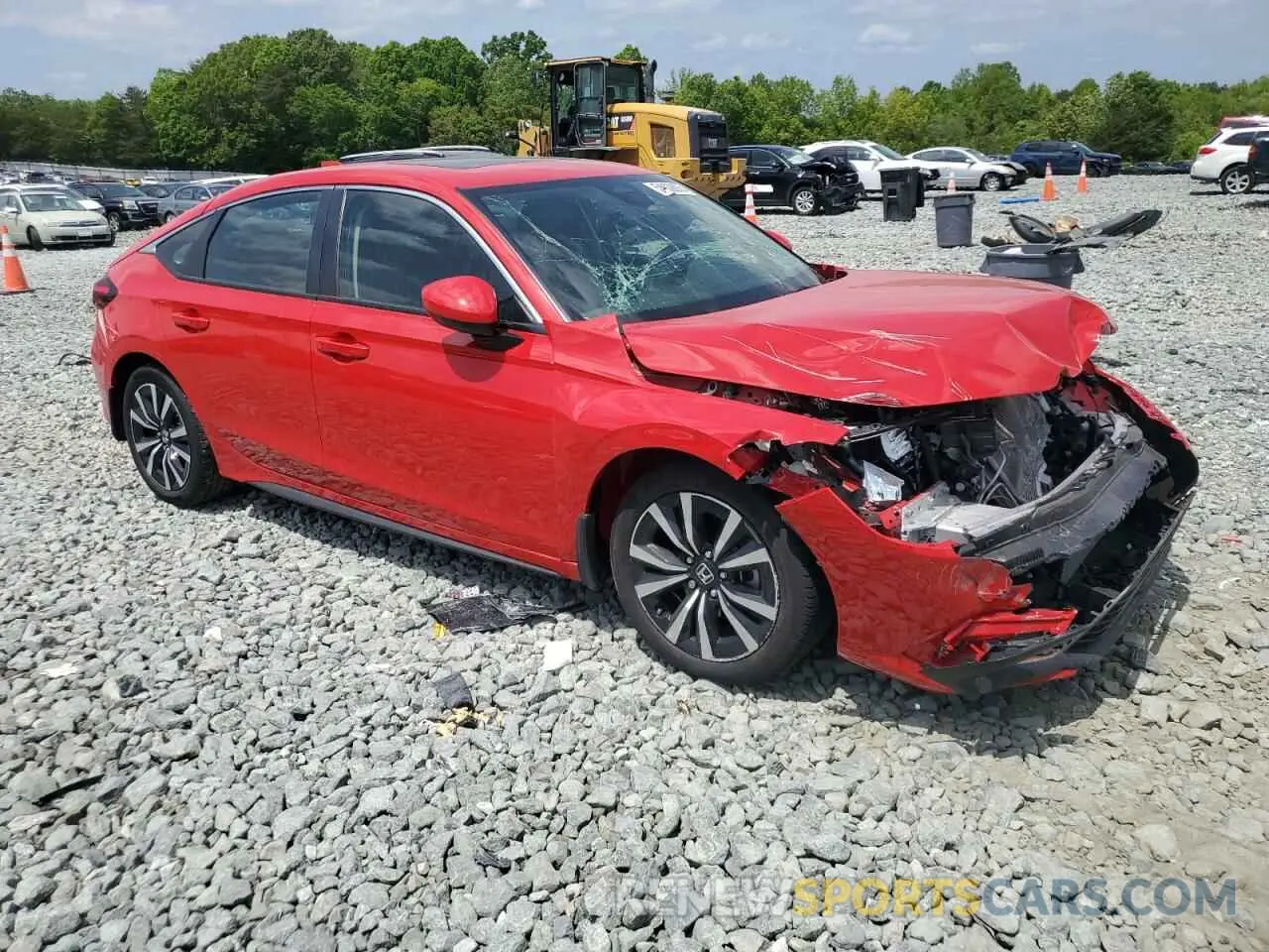 4 Photograph of a damaged car 19XFL1H75PE016334 HONDA CIVIC 2023