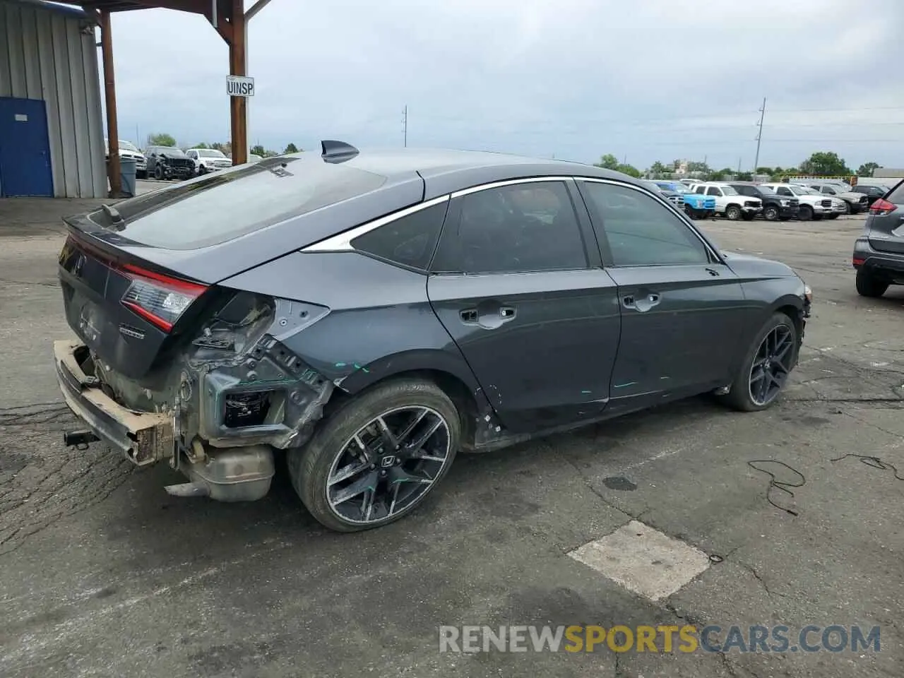 3 Фотография поврежденного автомобиля 19XFL1H84PE006449 HONDA CIVIC 2023