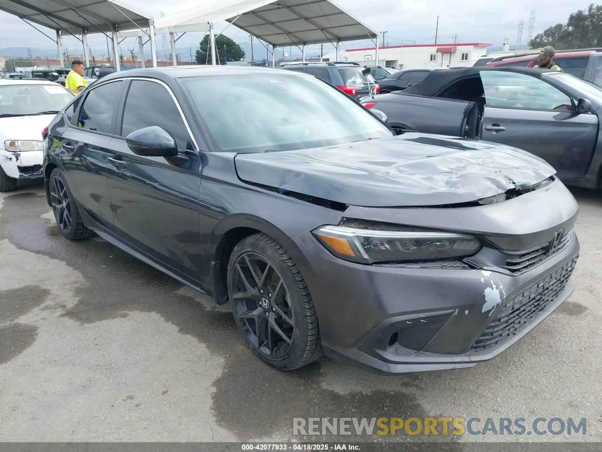 1 Photograph of a damaged car 19XFL1H85PE009618 HONDA CIVIC 2023