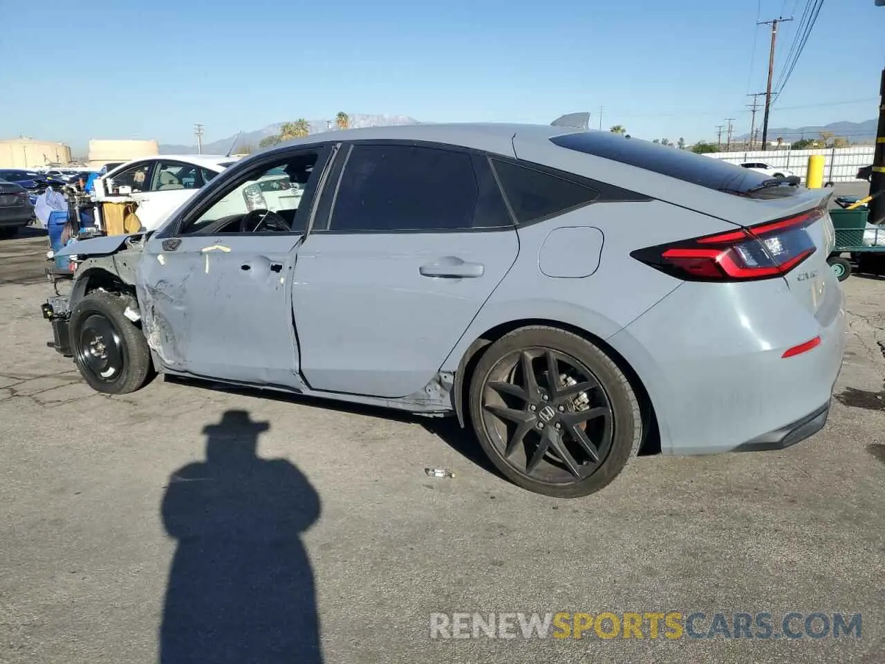 2 Photograph of a damaged car 19XFL2H82PE003698 HONDA CIVIC 2023