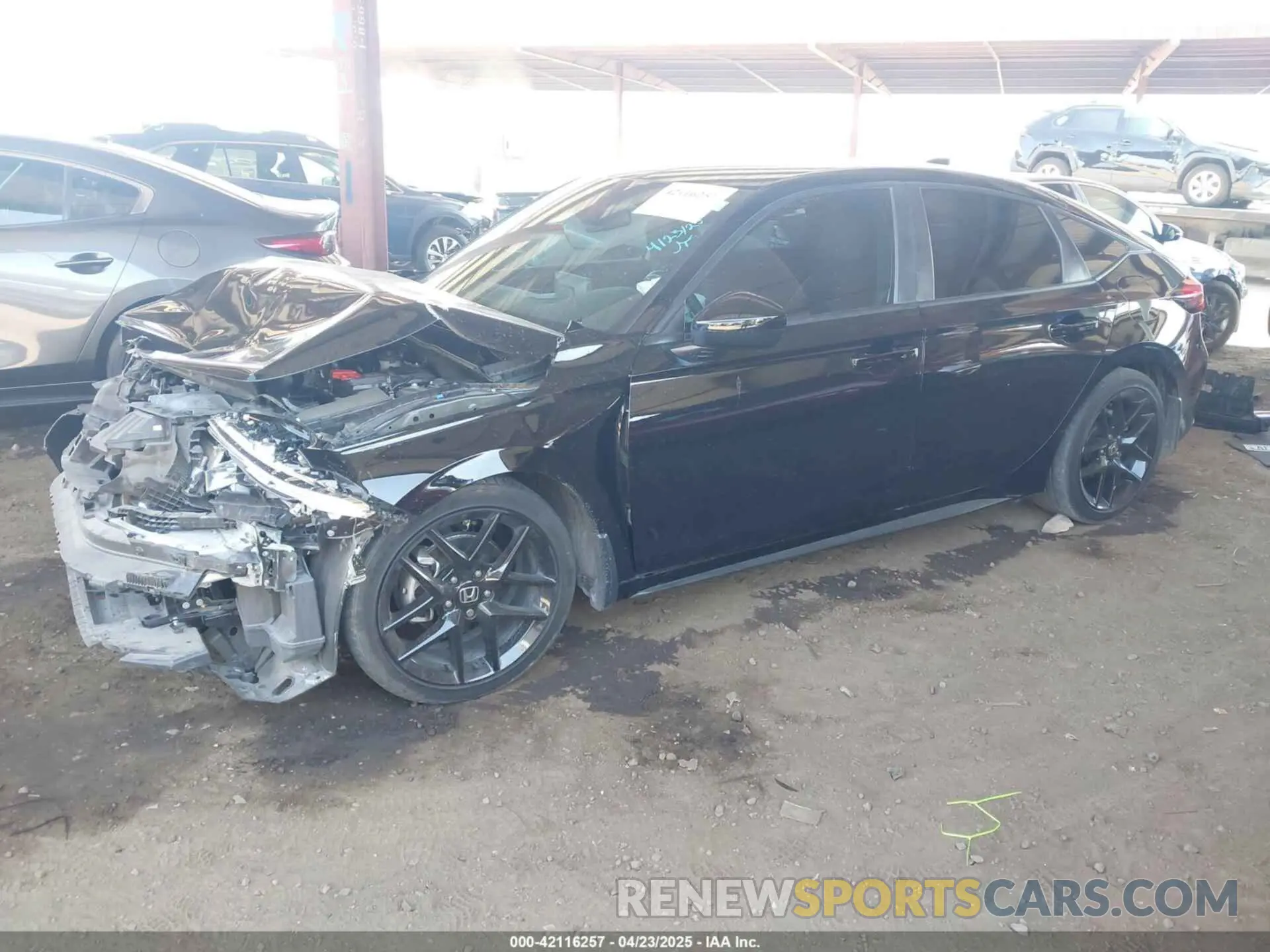 2 Фотография поврежденного автомобиля 19XFL2H83PE013527 HONDA CIVIC 2023