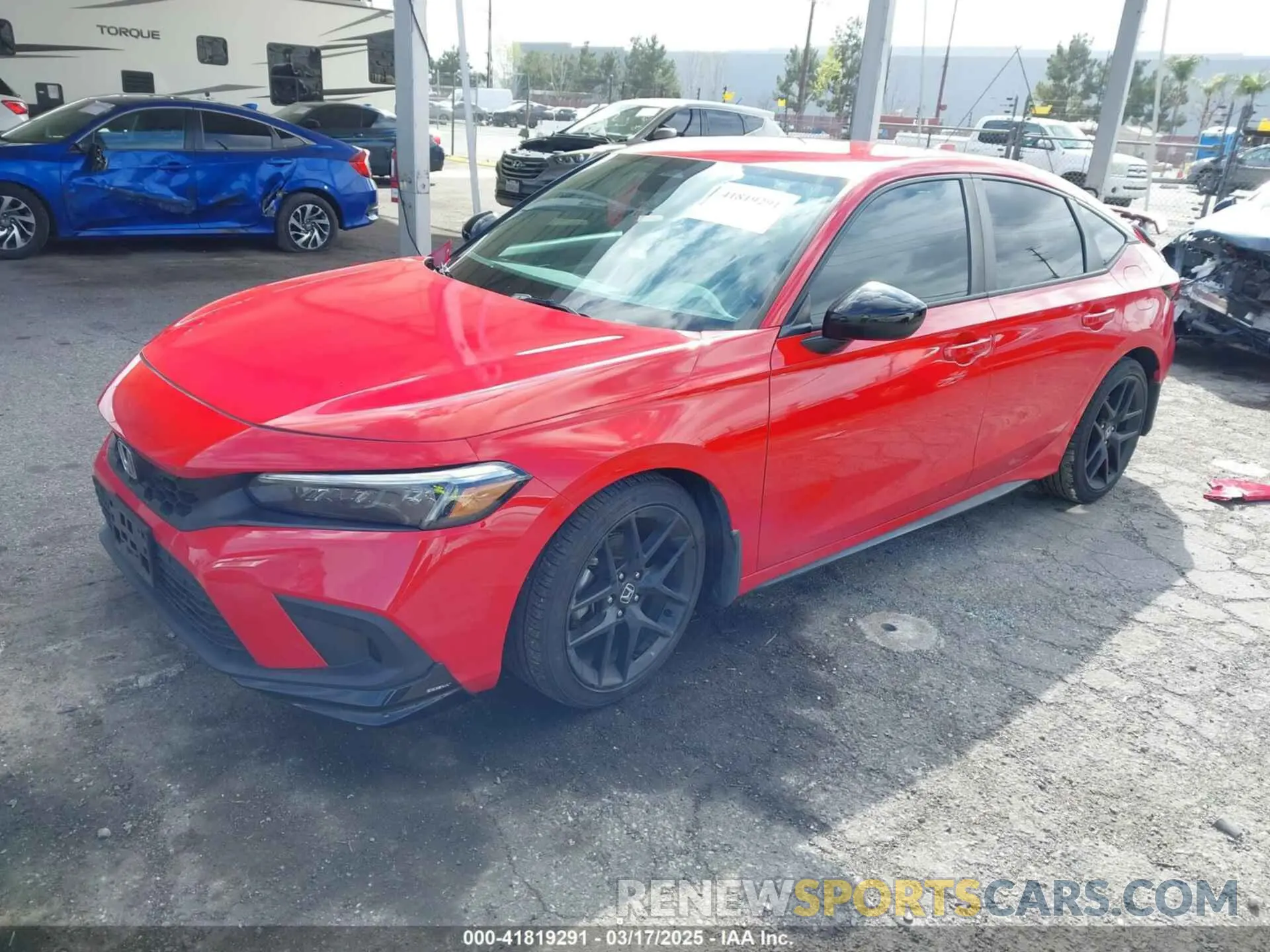 2 Фотография поврежденного автомобиля 19XFL2H85PE012038 HONDA CIVIC 2023