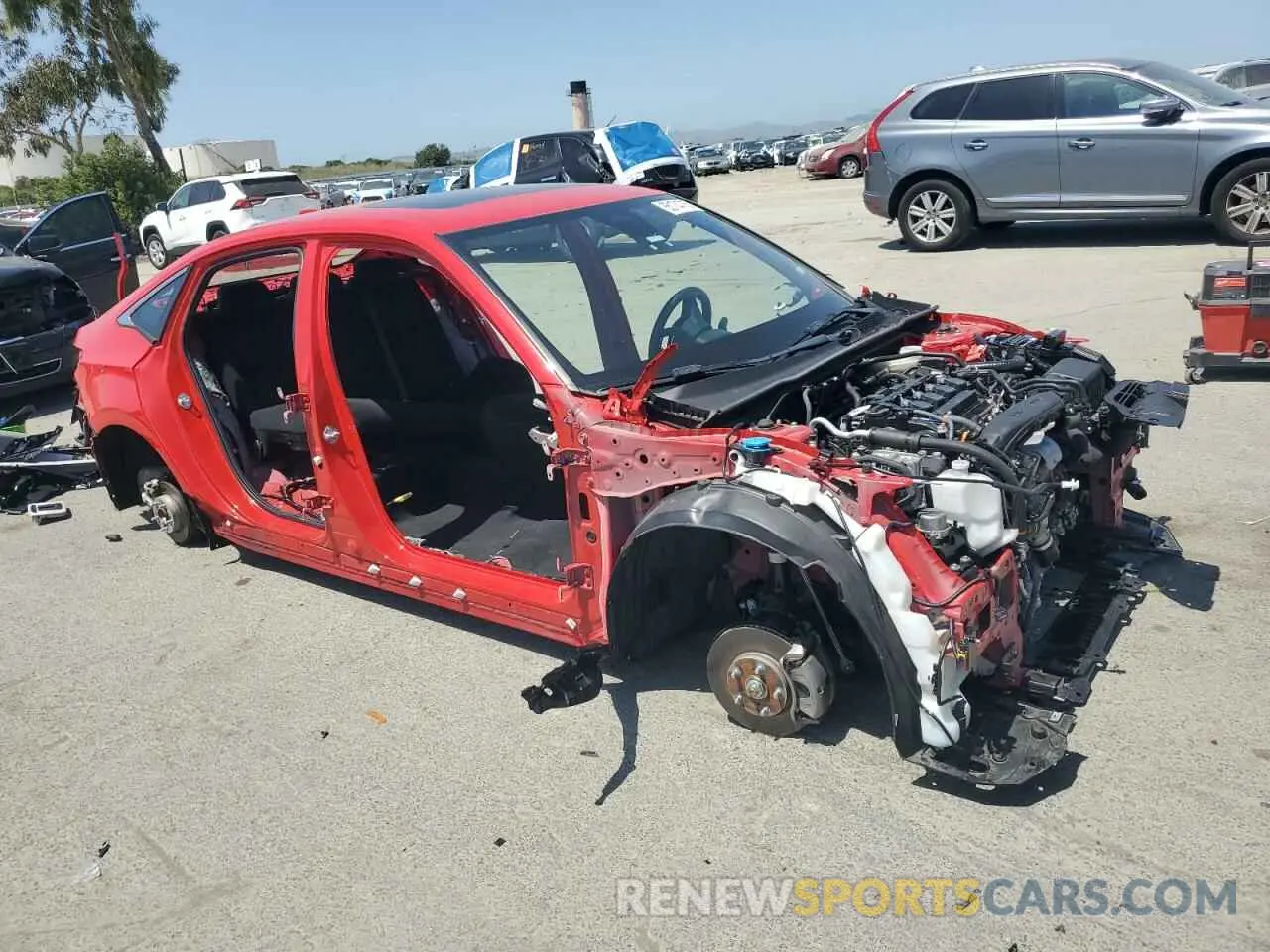 4 Photograph of a damaged car 2HGFE1F75PH300579 HONDA CIVIC 2023