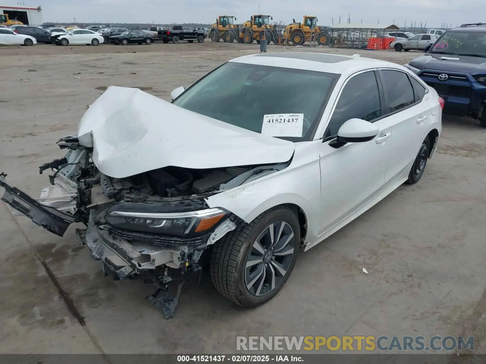 2 Photograph of a damaged car 2HGFE1F75PH302767 HONDA CIVIC 2023