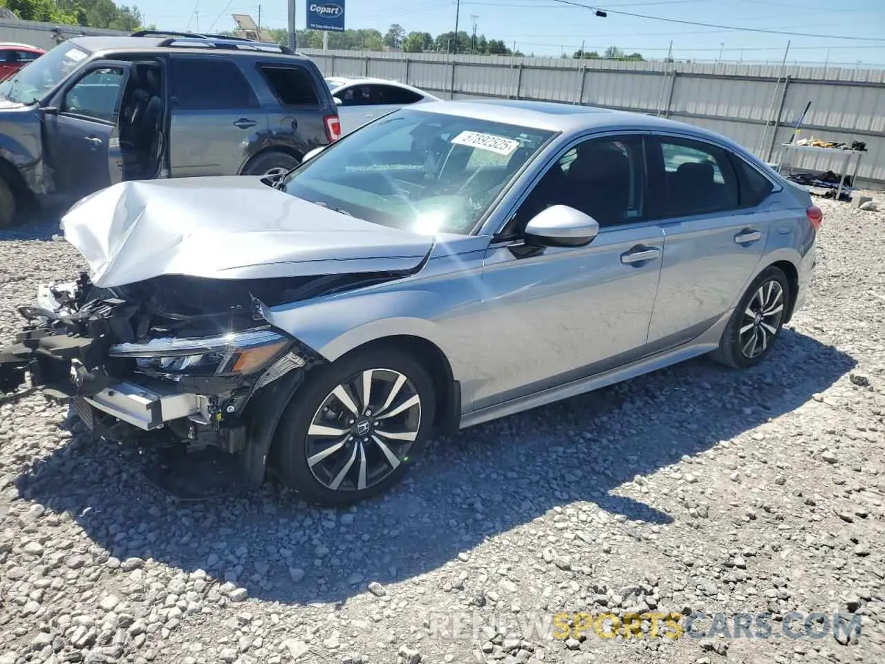 1 Photograph of a damaged car 2HGFE1F75PH312215 HONDA CIVIC 2023