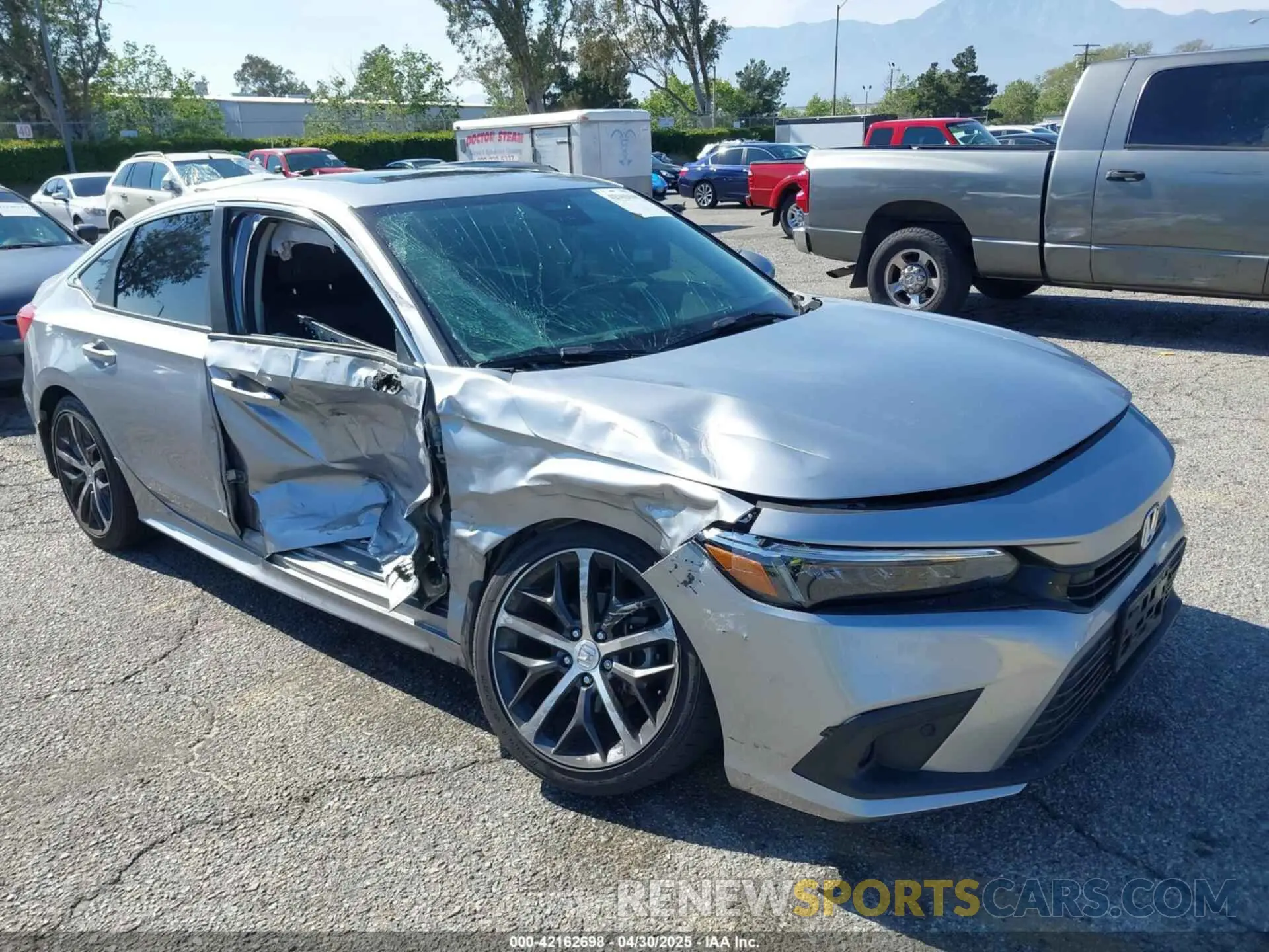 1 Photograph of a damaged car 2HGFE1F91PH315520 HONDA CIVIC 2023
