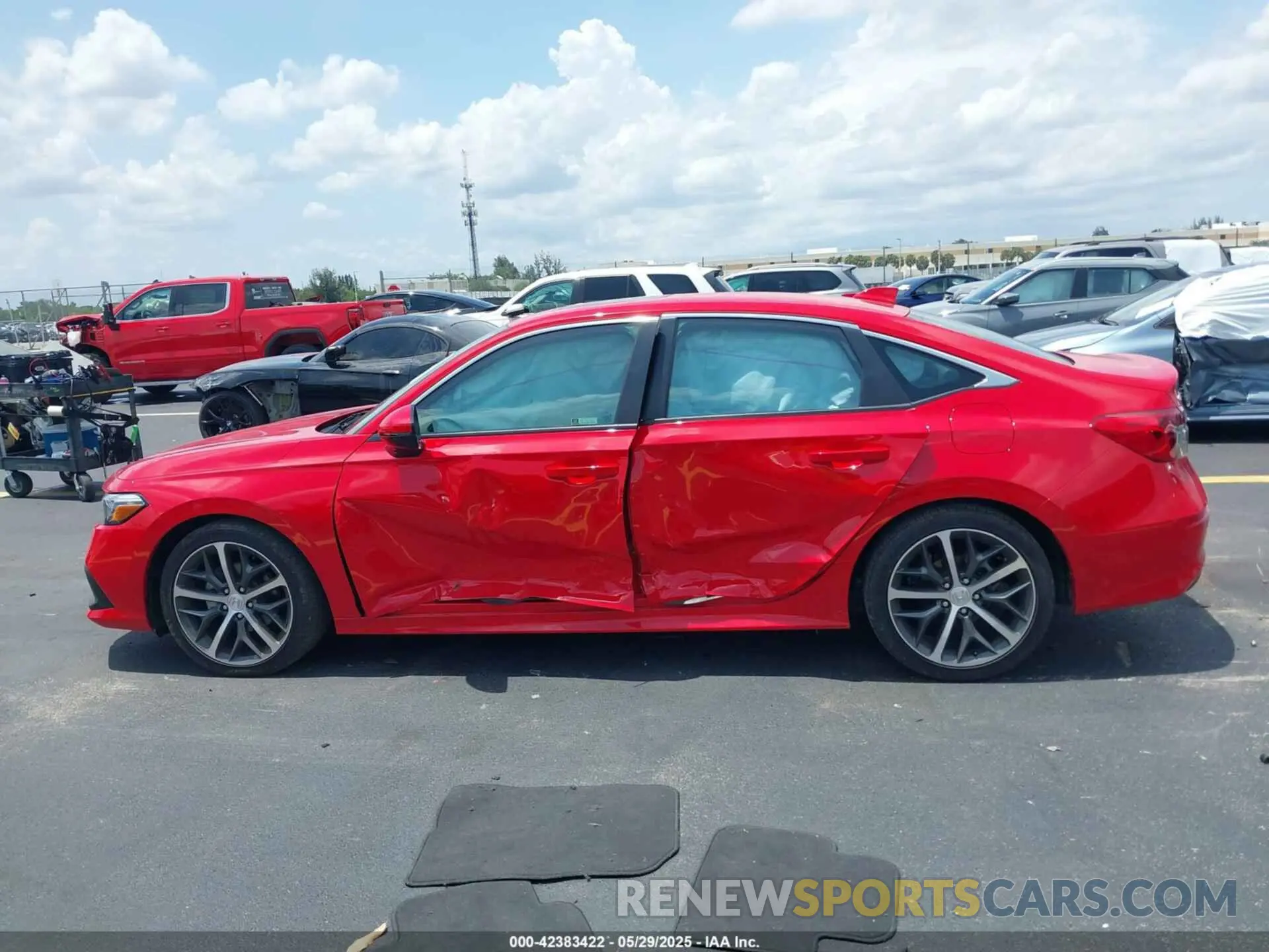 14 Photograph of a damaged car 2HGFE1F94PH323451 HONDA CIVIC 2023