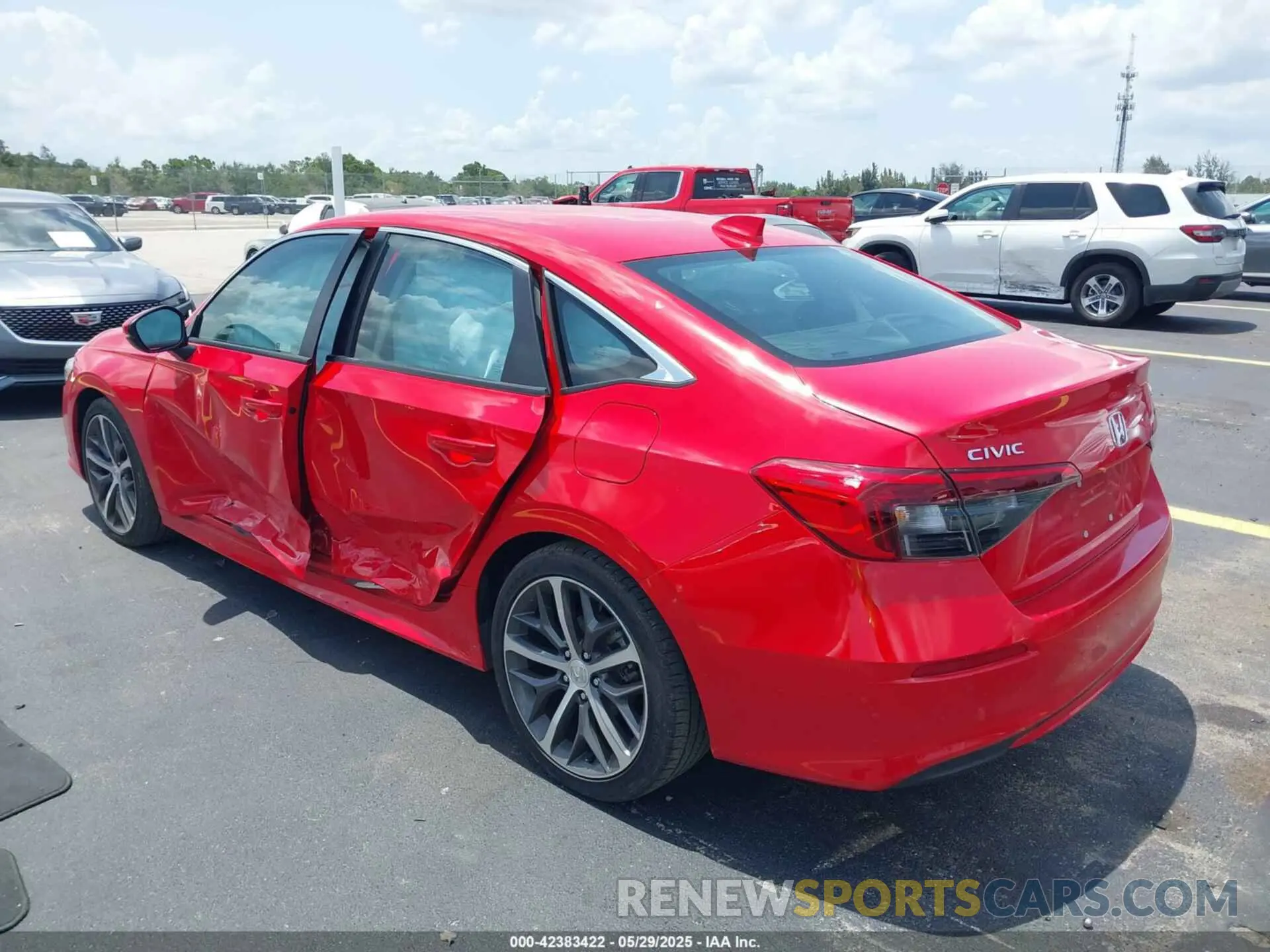 3 Photograph of a damaged car 2HGFE1F94PH323451 HONDA CIVIC 2023