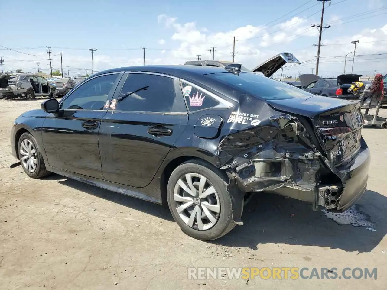 2 Photograph of a damaged car 2HGFE2F22PH560769 HONDA CIVIC 2023