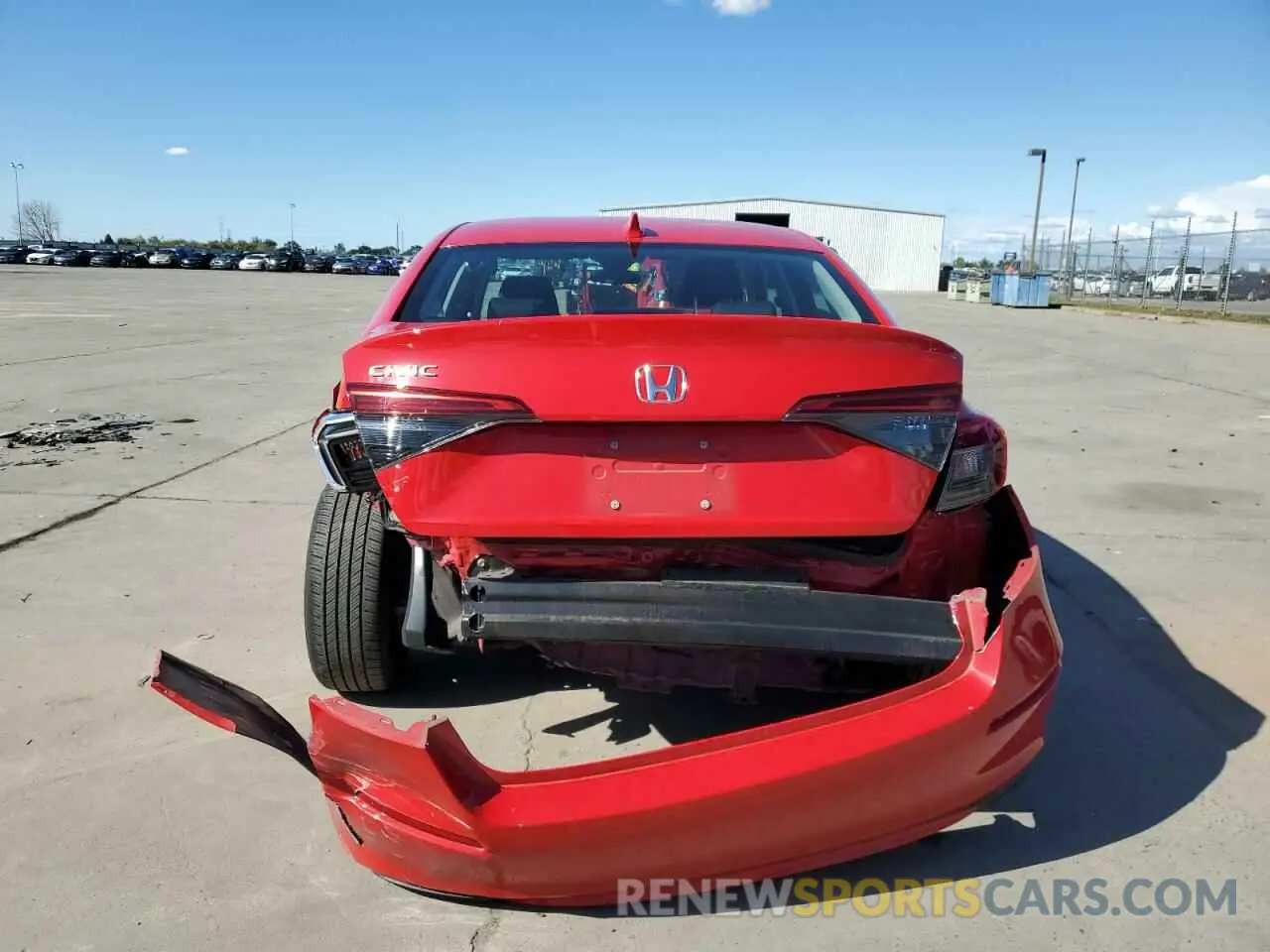 6 Photograph of a damaged car 2HGFE2F25PH538412 HONDA CIVIC 2023