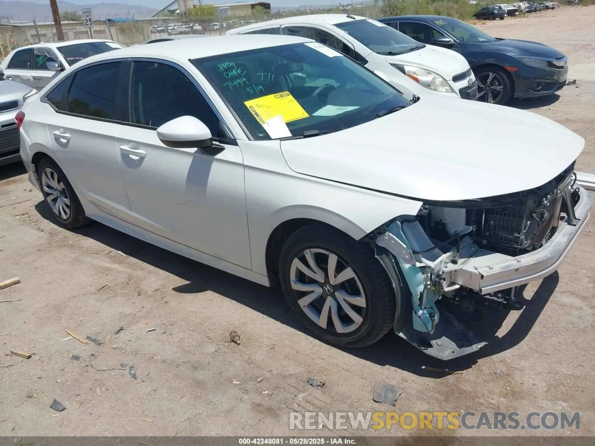 1 Photograph of a damaged car 2HGFE2F25PH571328 HONDA CIVIC 2023