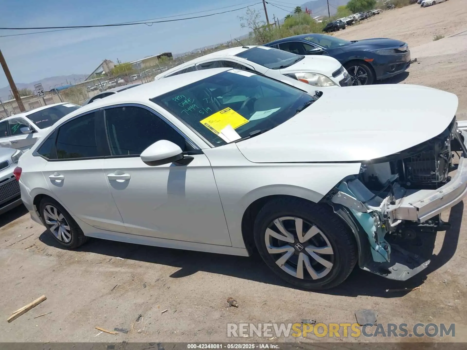 14 Photograph of a damaged car 2HGFE2F25PH571328 HONDA CIVIC 2023