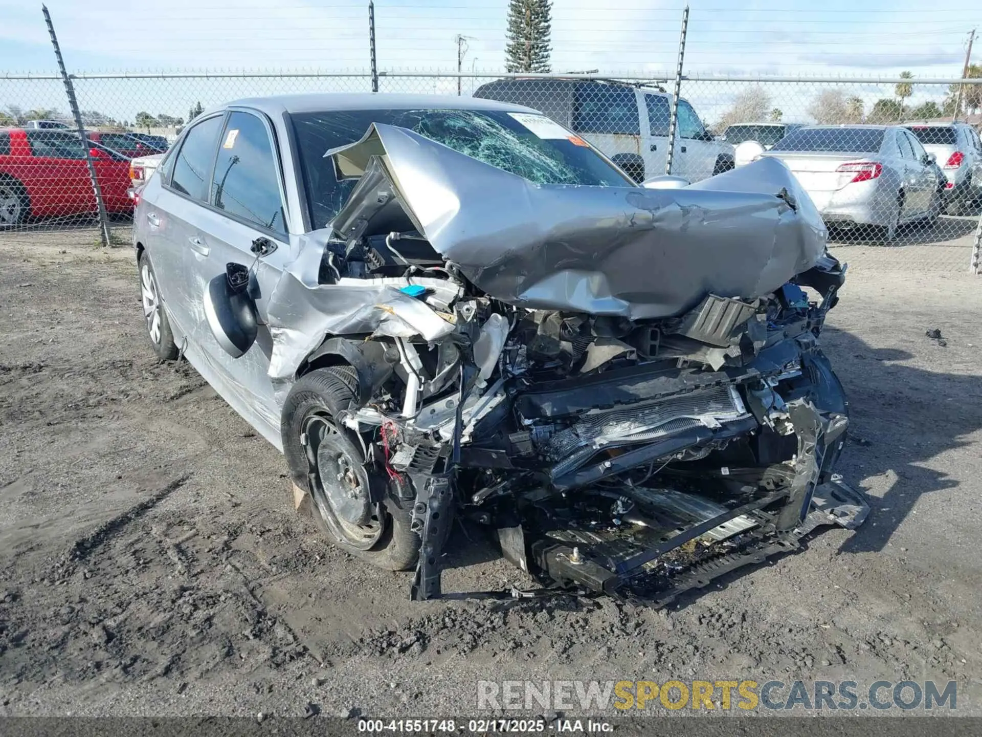 1 Photograph of a damaged car 2HGFE2F27PH560640 HONDA CIVIC 2023