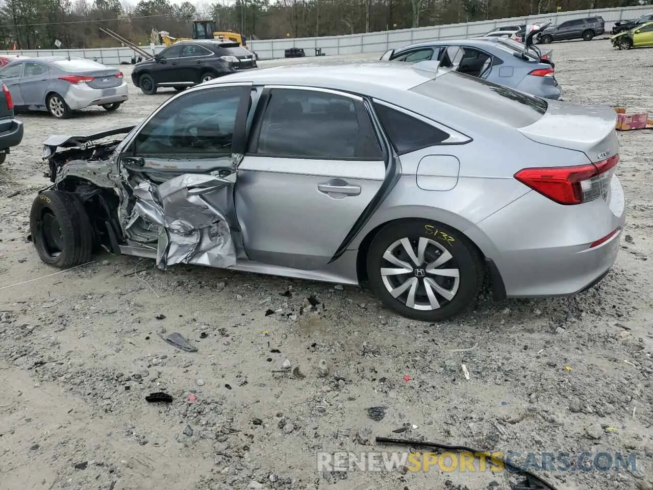 2 Фотография поврежденного автомобиля 2HGFE2F27PH563019 HONDA CIVIC 2023