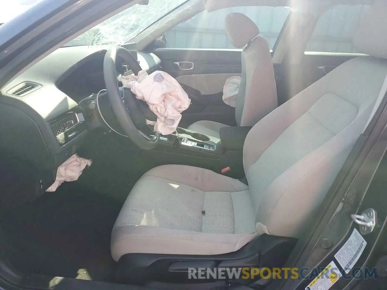 7 Photograph of a damaged car 2HGFE2F28PH538355 HONDA CIVIC 2023