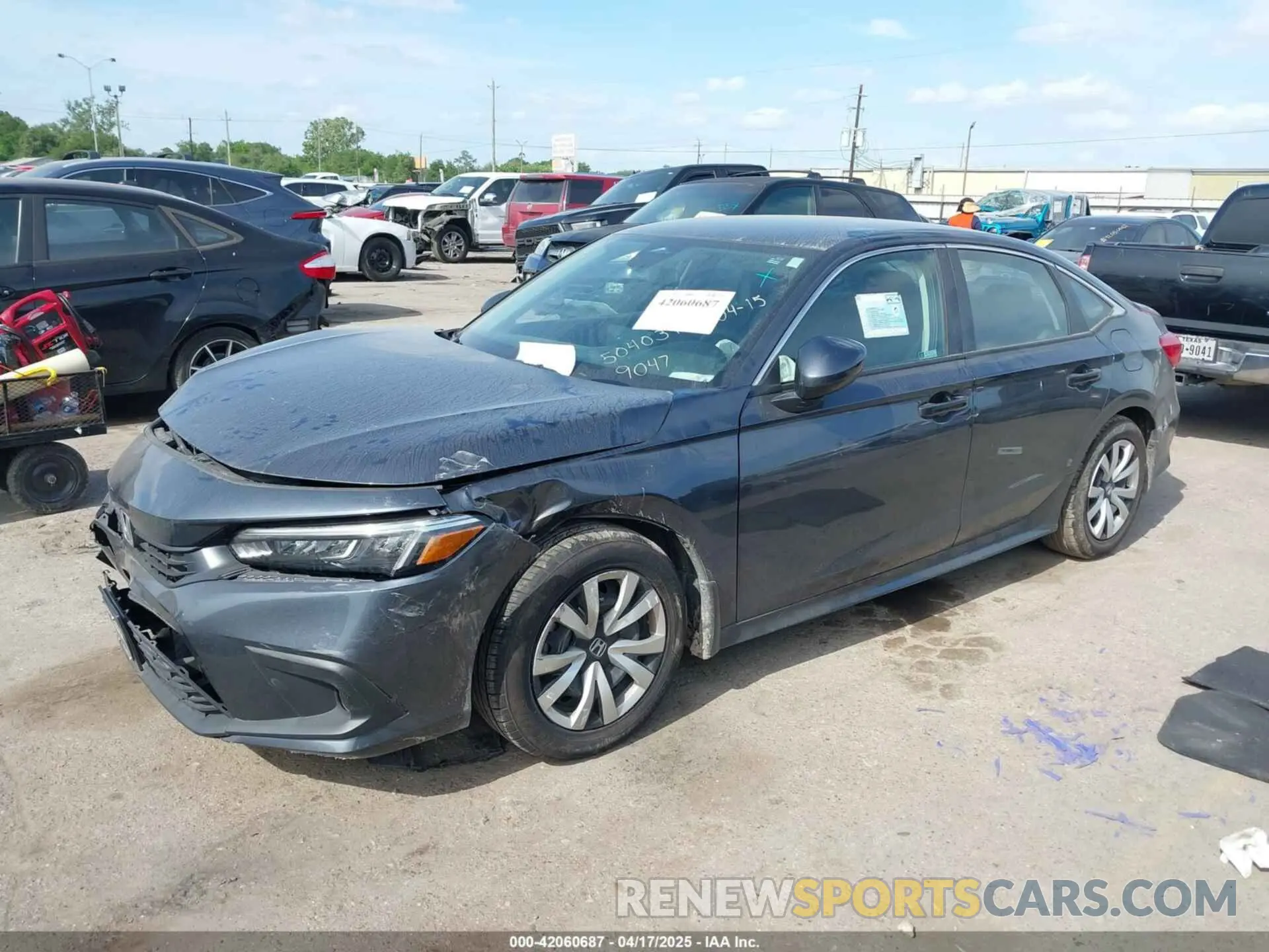 2 Photograph of a damaged car 2HGFE2F29PH569047 HONDA CIVIC 2023