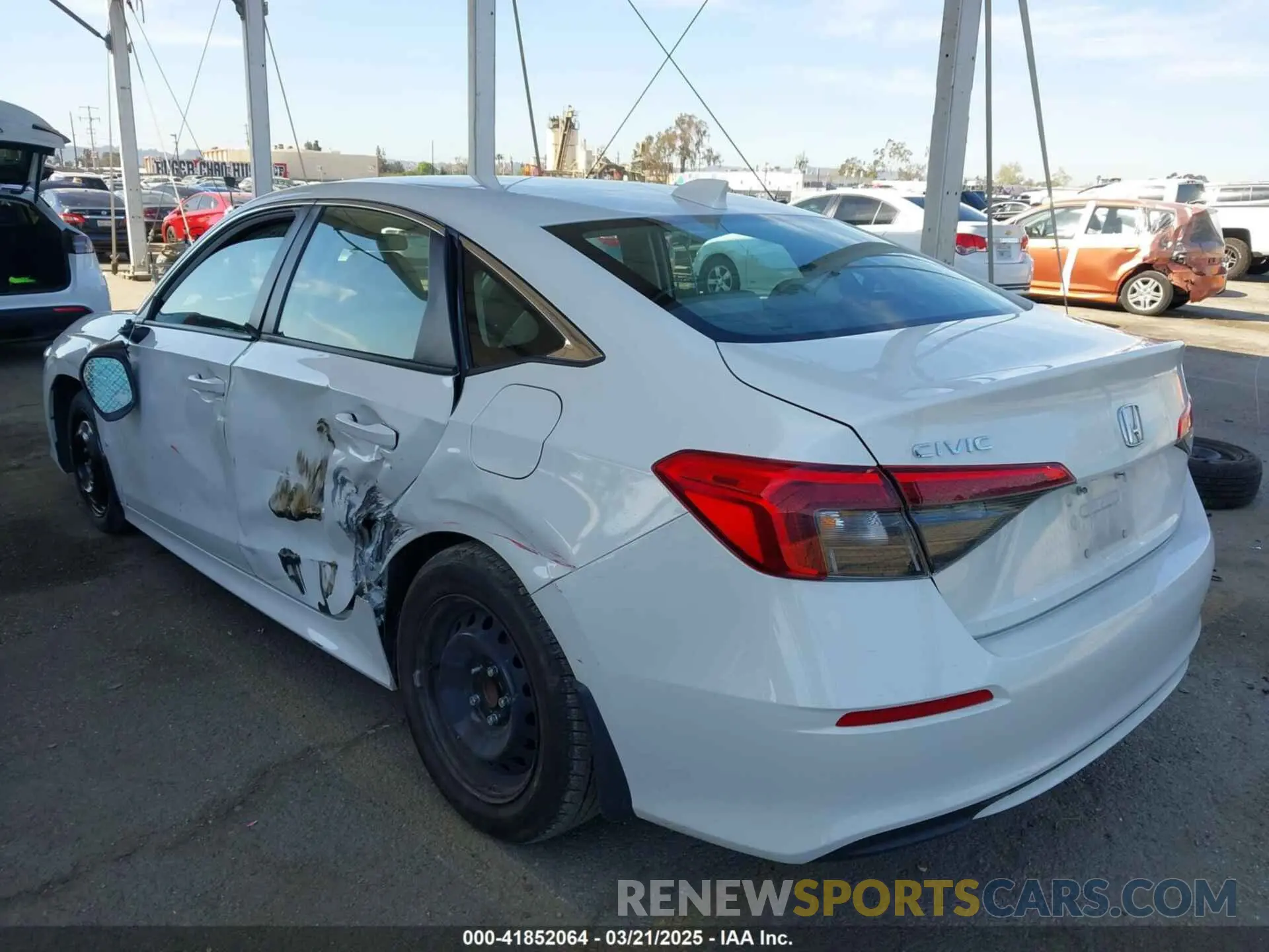 3 Photograph of a damaged car 2HGFE2F2XPH531634 HONDA CIVIC 2023