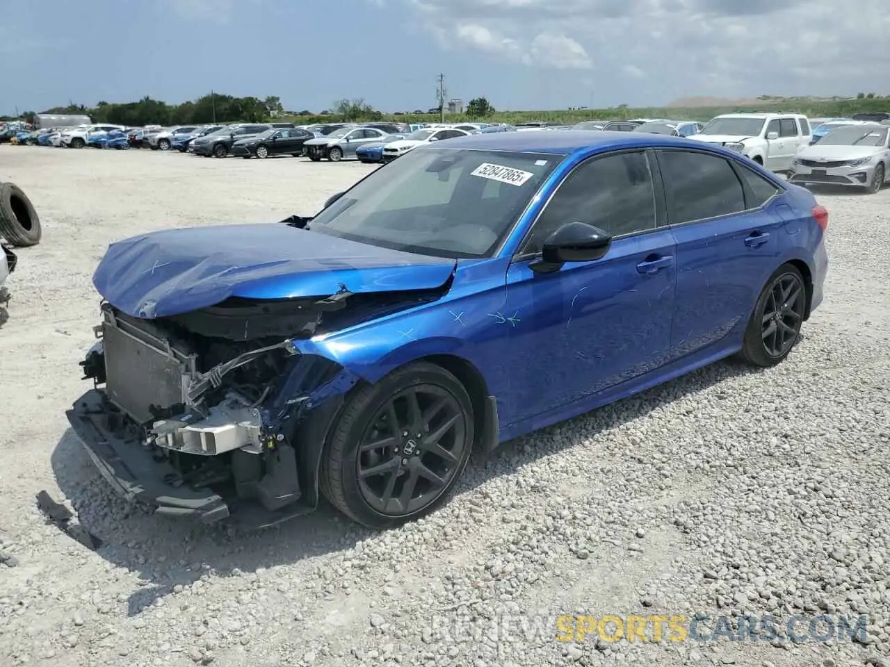 1 Photograph of a damaged car 2HGFE2F50PH513363 HONDA CIVIC 2023
