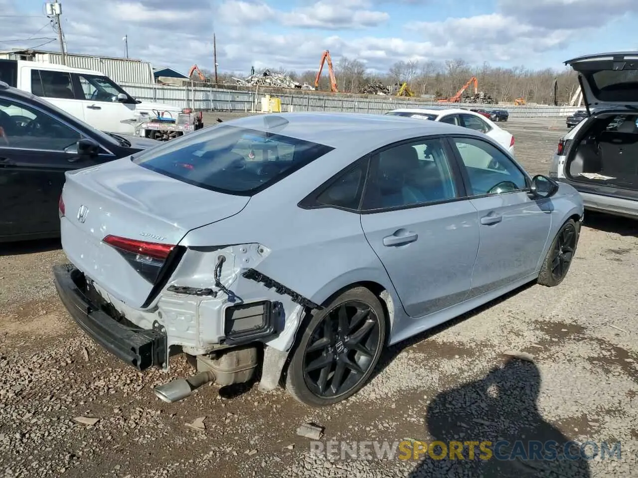 3 Photograph of a damaged car 2HGFE2F50PH527232 HONDA CIVIC 2023
