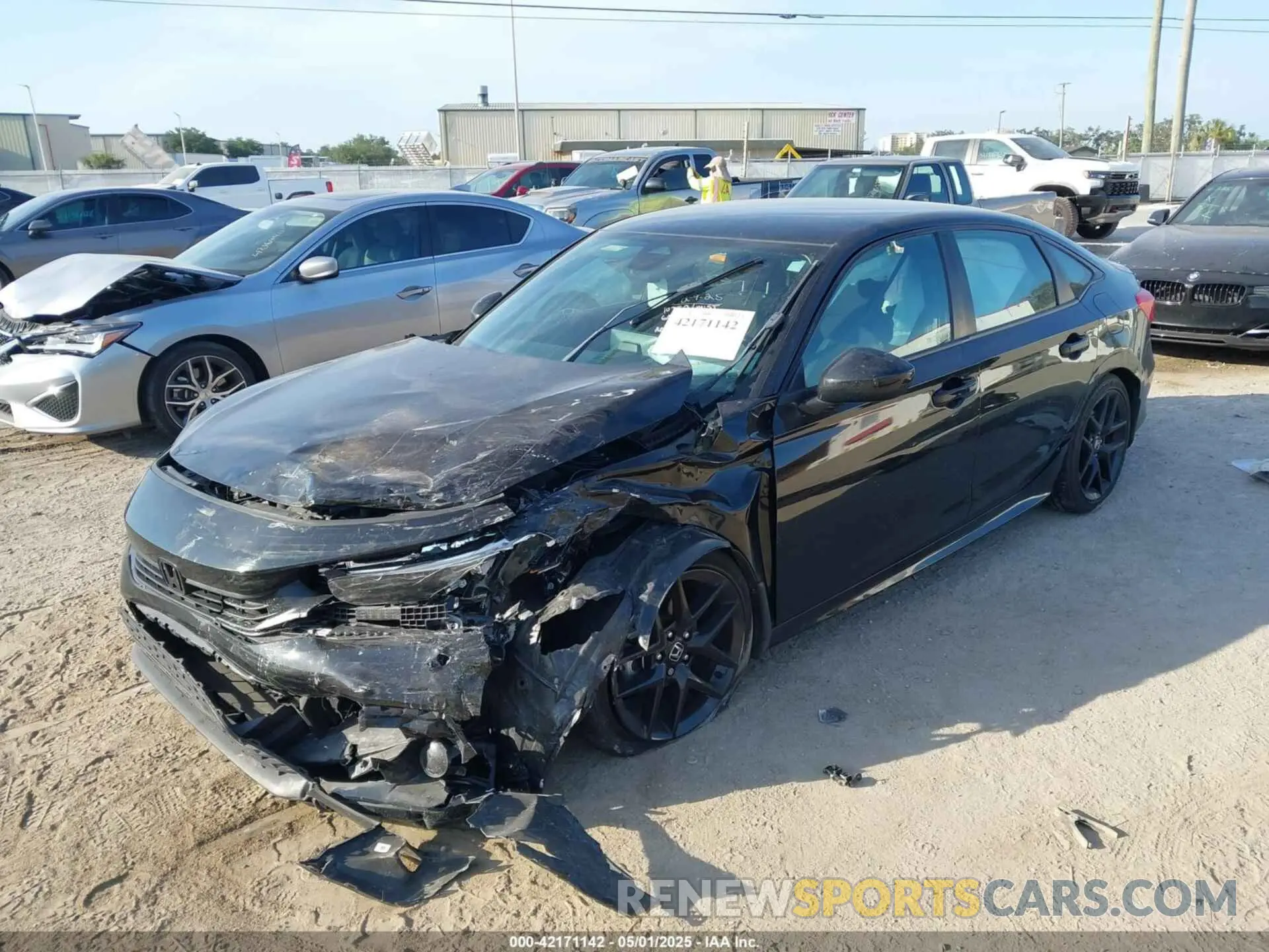 2 Photograph of a damaged car 2HGFE2F51PH516045 HONDA CIVIC 2023