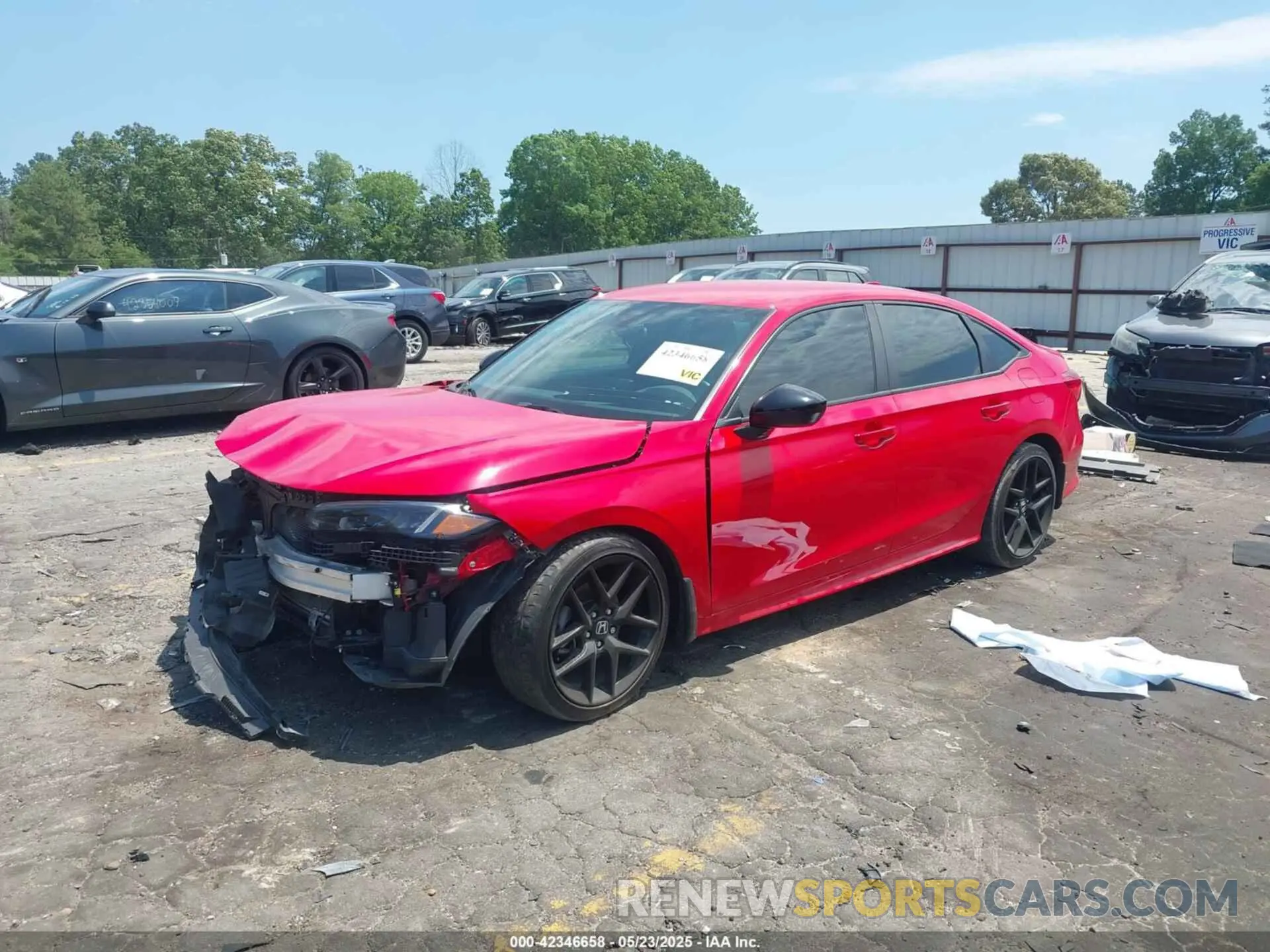2 Photograph of a damaged car 2HGFE2F51PH522413 HONDA CIVIC 2023